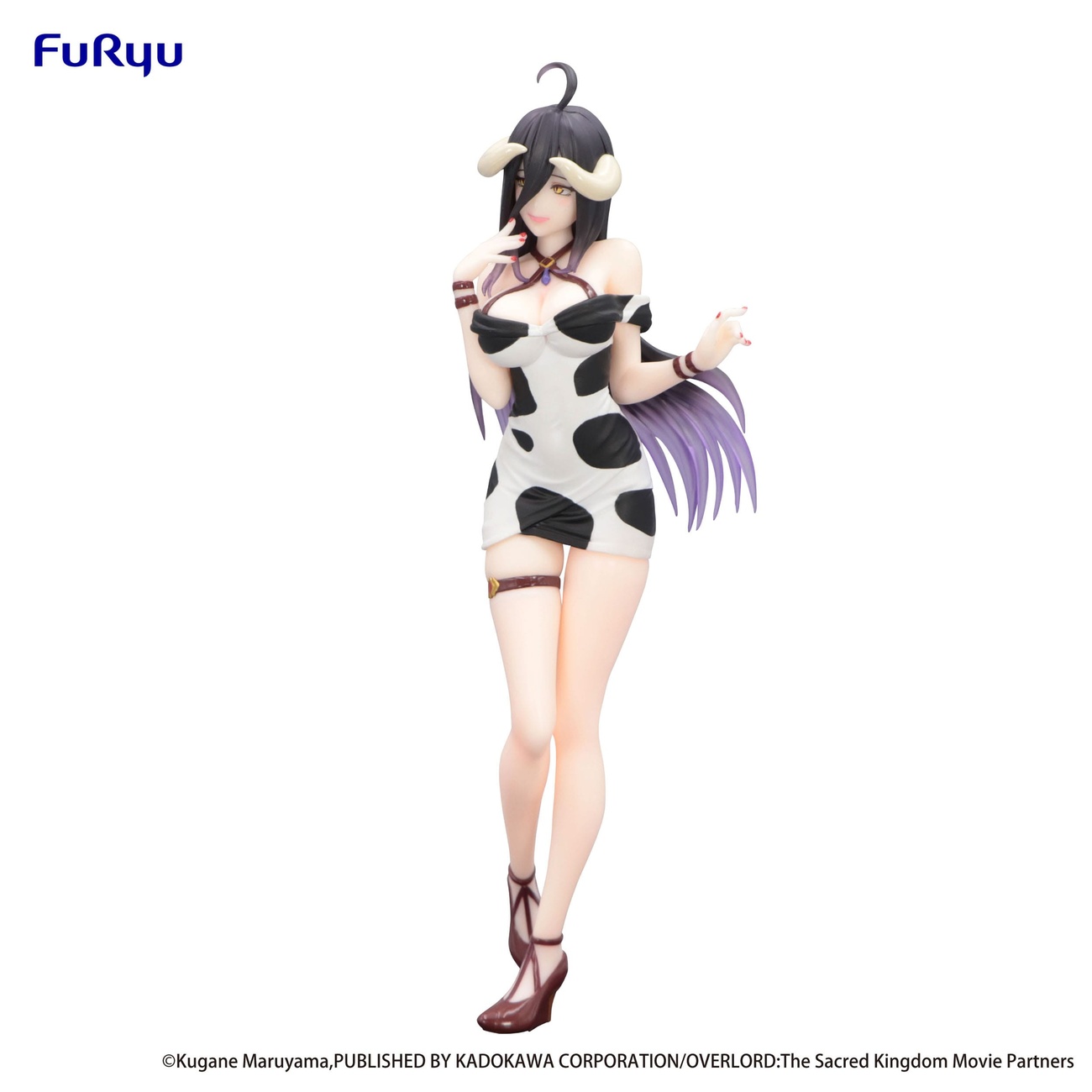 Overlord Trio-Try-iT Statua in PVC Albedo Mini Dress Fantasia Mucca Ver. 21 cm