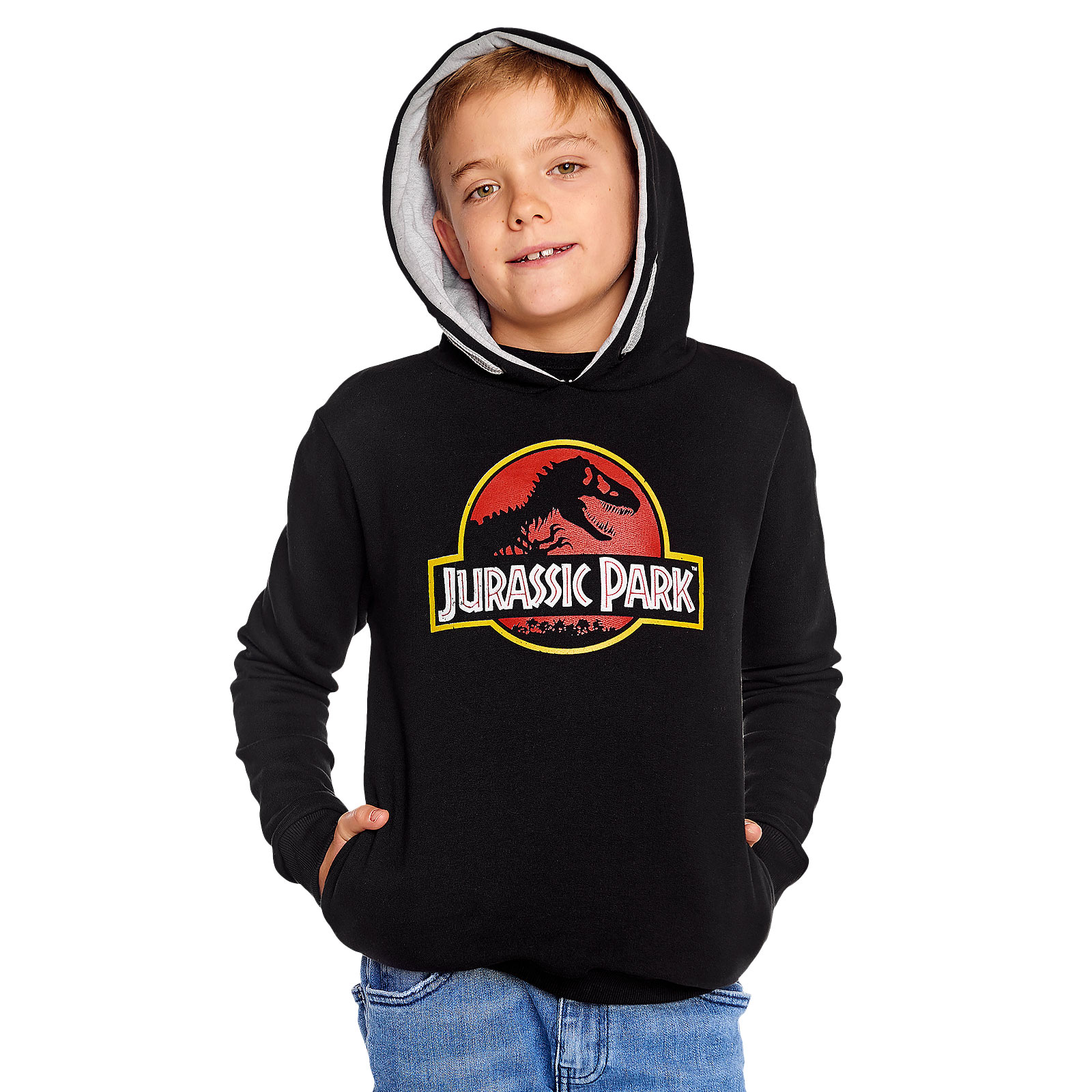 Jurassic Park - Movie Logo Kids Hoodie Black