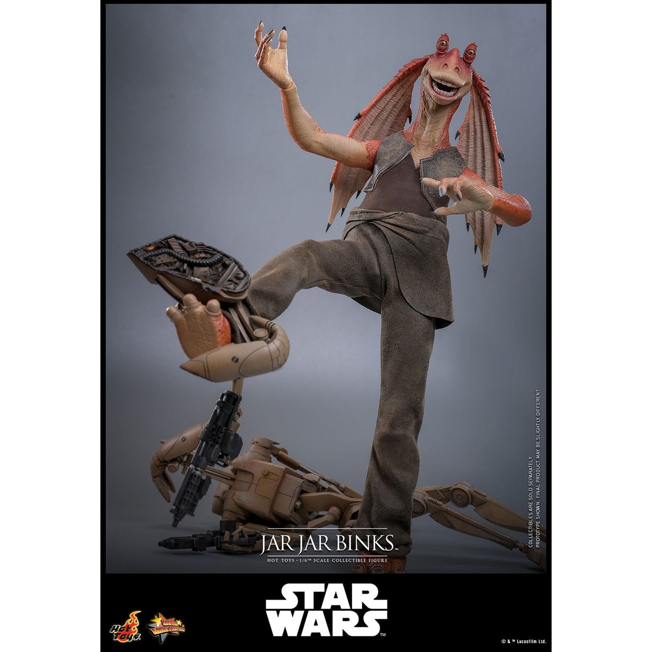 Star Wars - Figura de acción de Jar Jar Binks 1:6