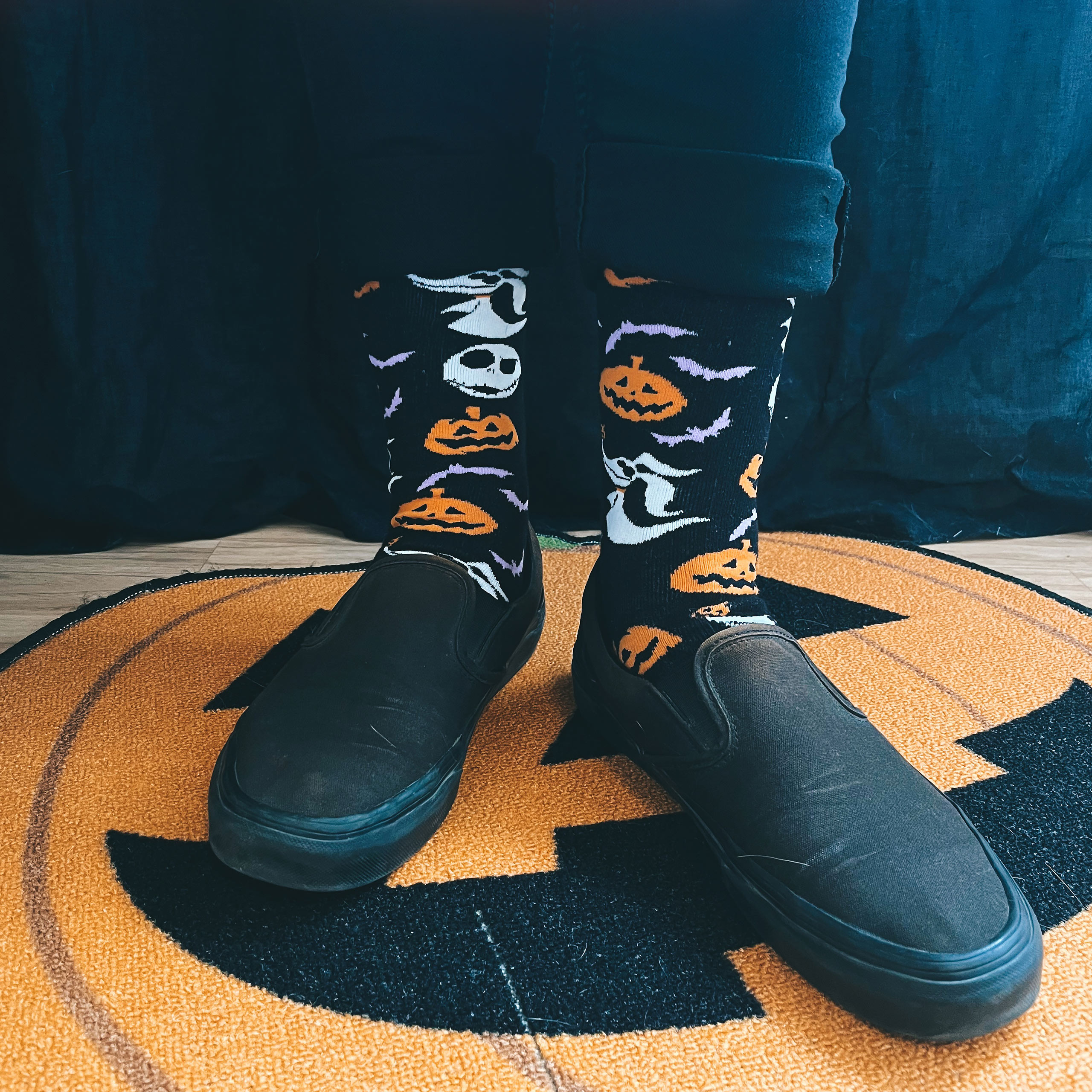 The Nightmare Before Christmas - Calcetines de Jack y Sally en caja de regalo