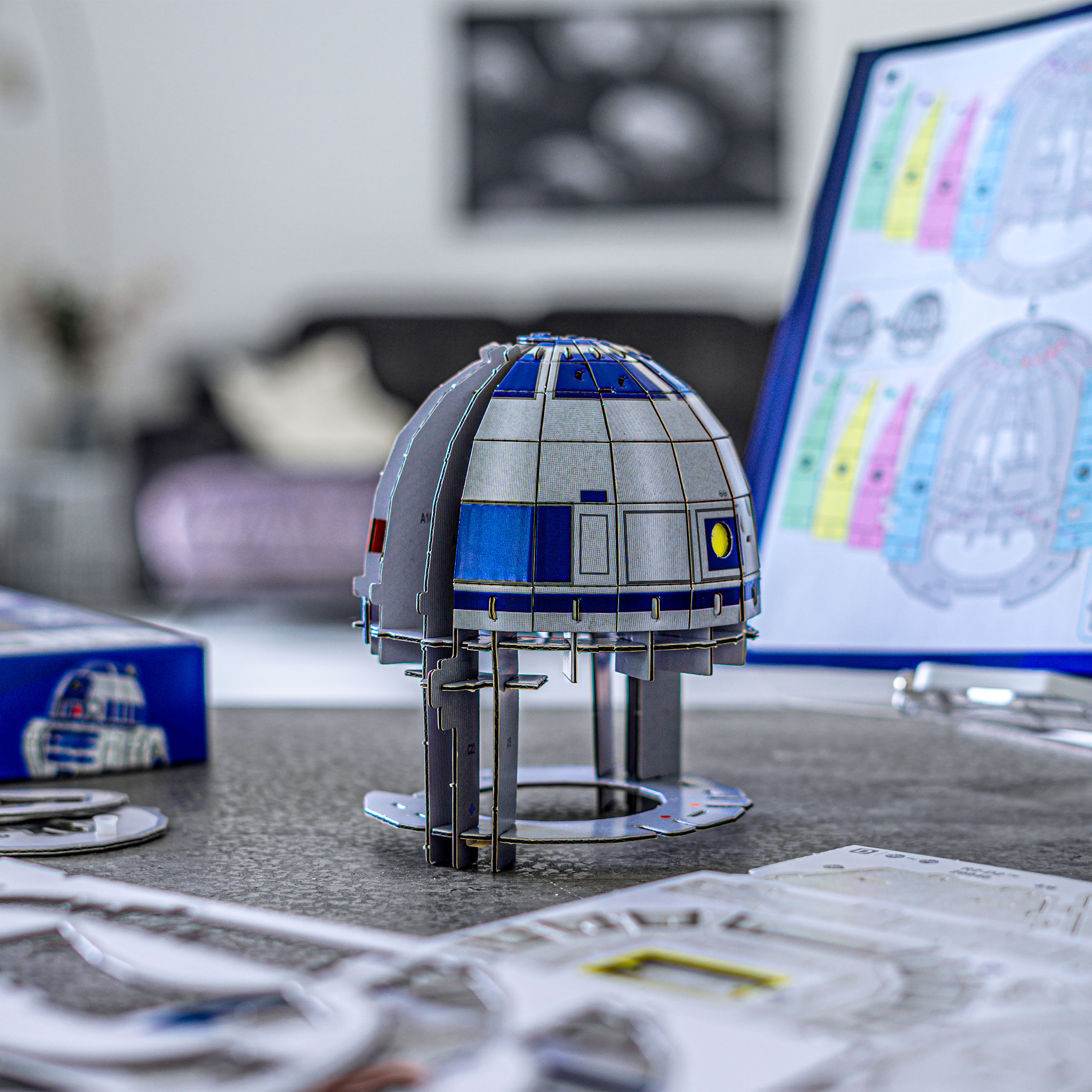 R2-D2 4D Build Modell Bausatz - Star Wars