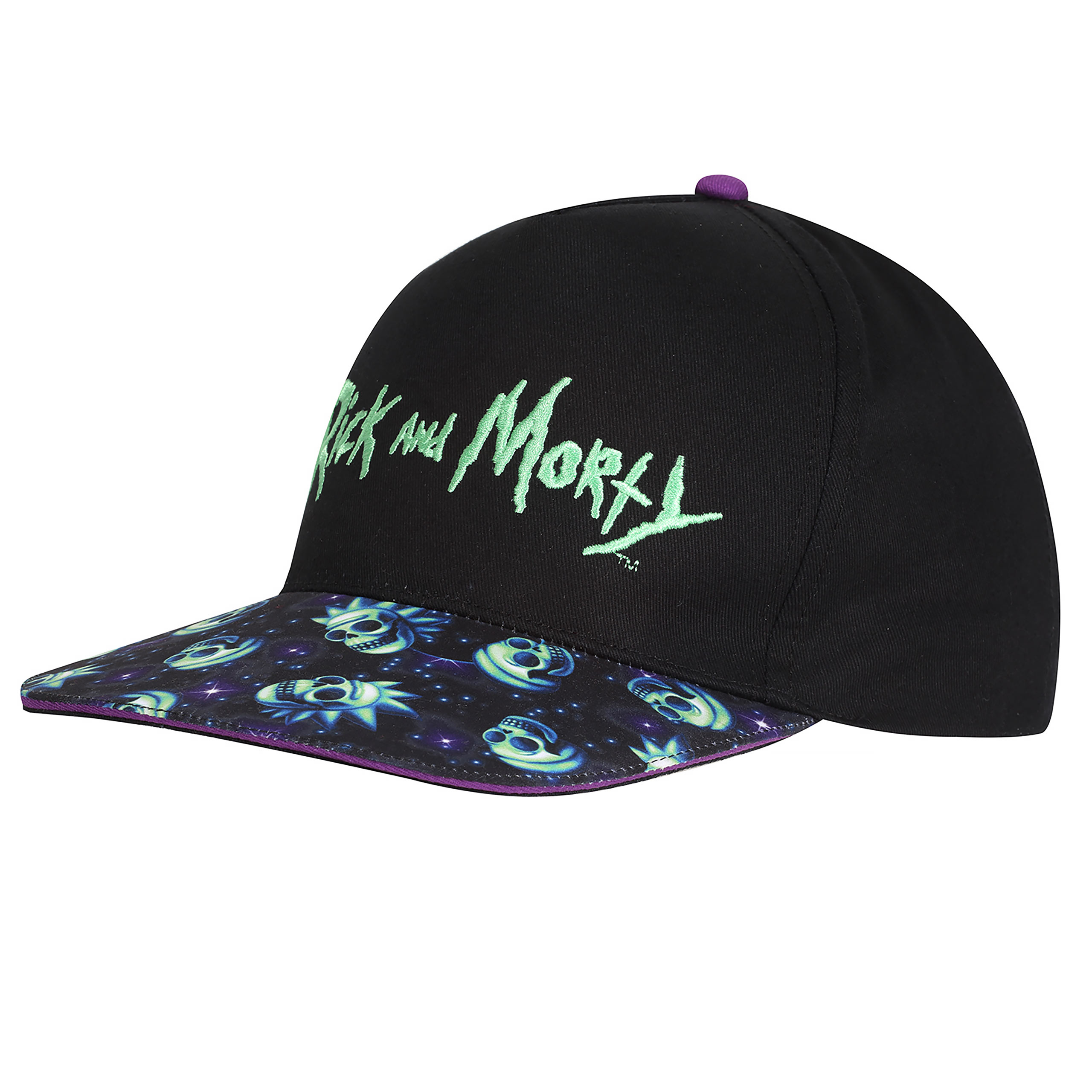 Rick And Morty - Neon Logo Snapback Cap