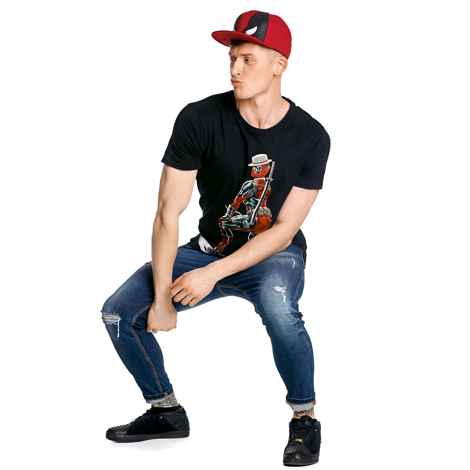 Deadpool - Artiest T-shirt zwart