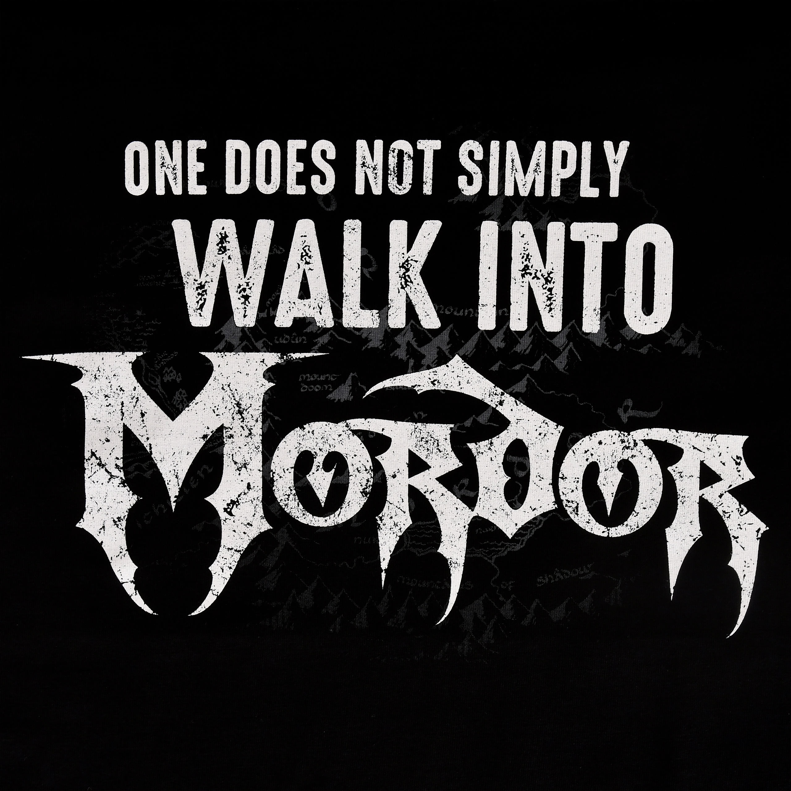 Heer der Ringen - Walk Into Mordor T-Shirt Zwart