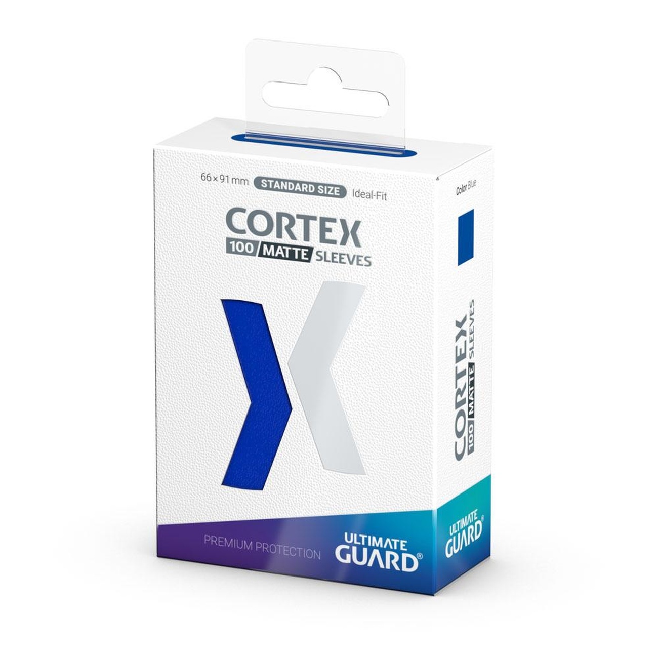 Ultimate Guard Cortex Sleeves Opache Standard Size (100) - Blu
