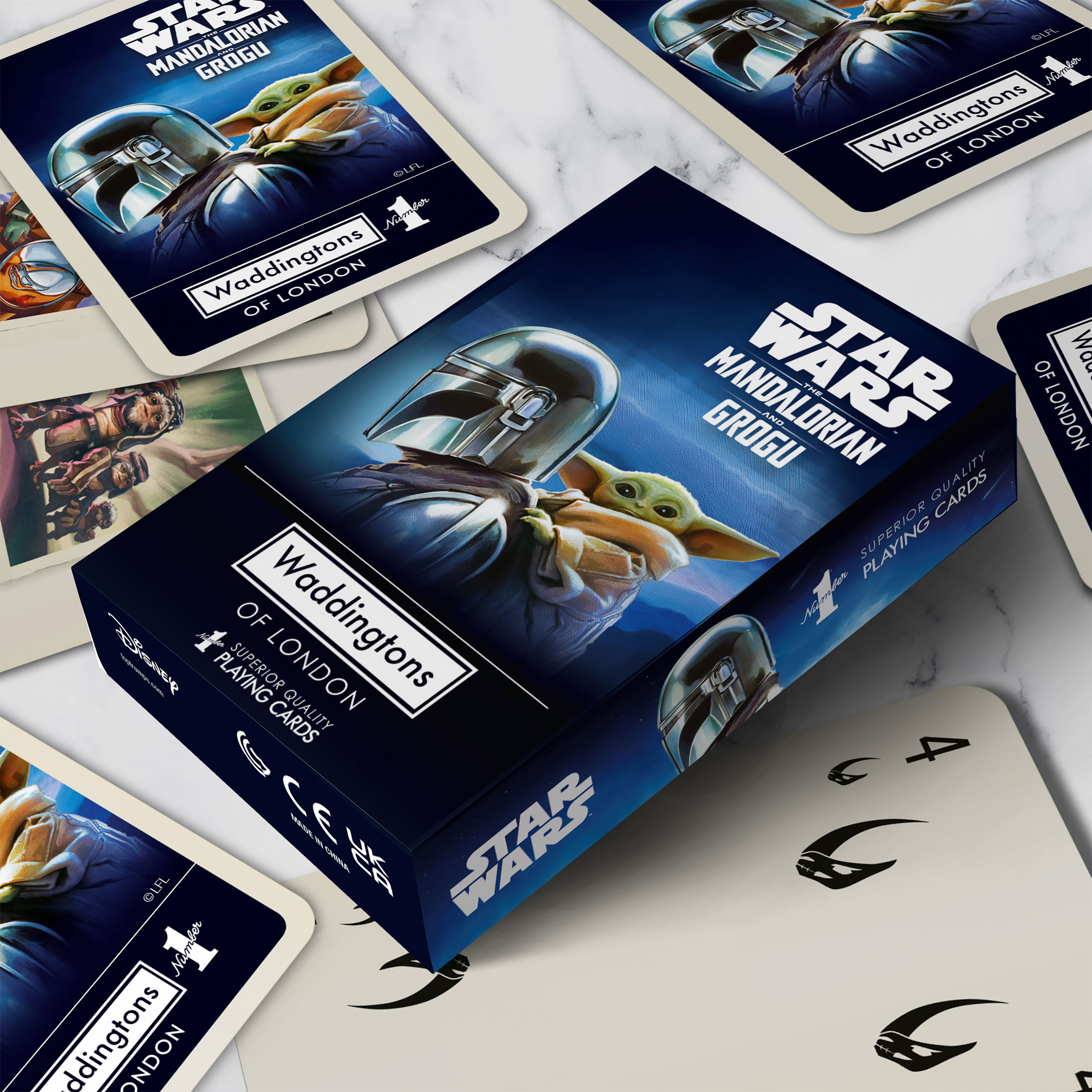 Mandalorian en Grogu speelkaarten - Star Wars The Mandalorian