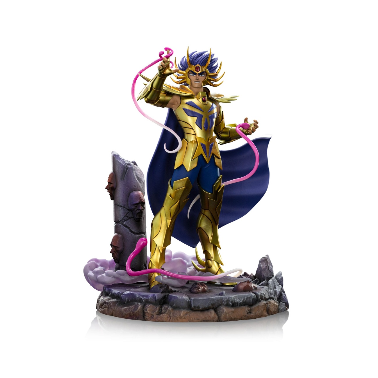 Saint Seiya Art Scale-staty 1/10 Cancer Deathmask 23 cm