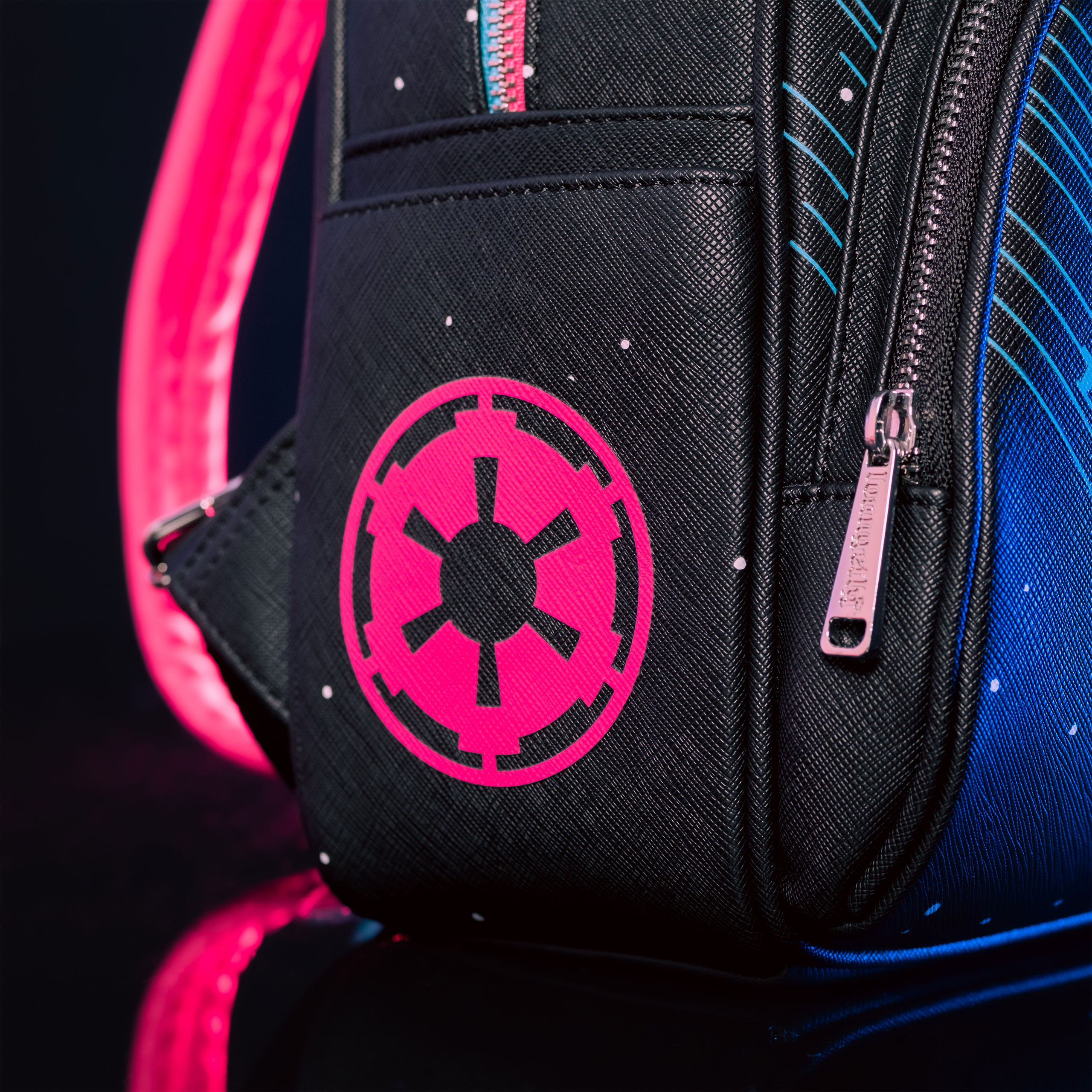 Star Wars - Neon 70er Jahre Rucksack mit Licht