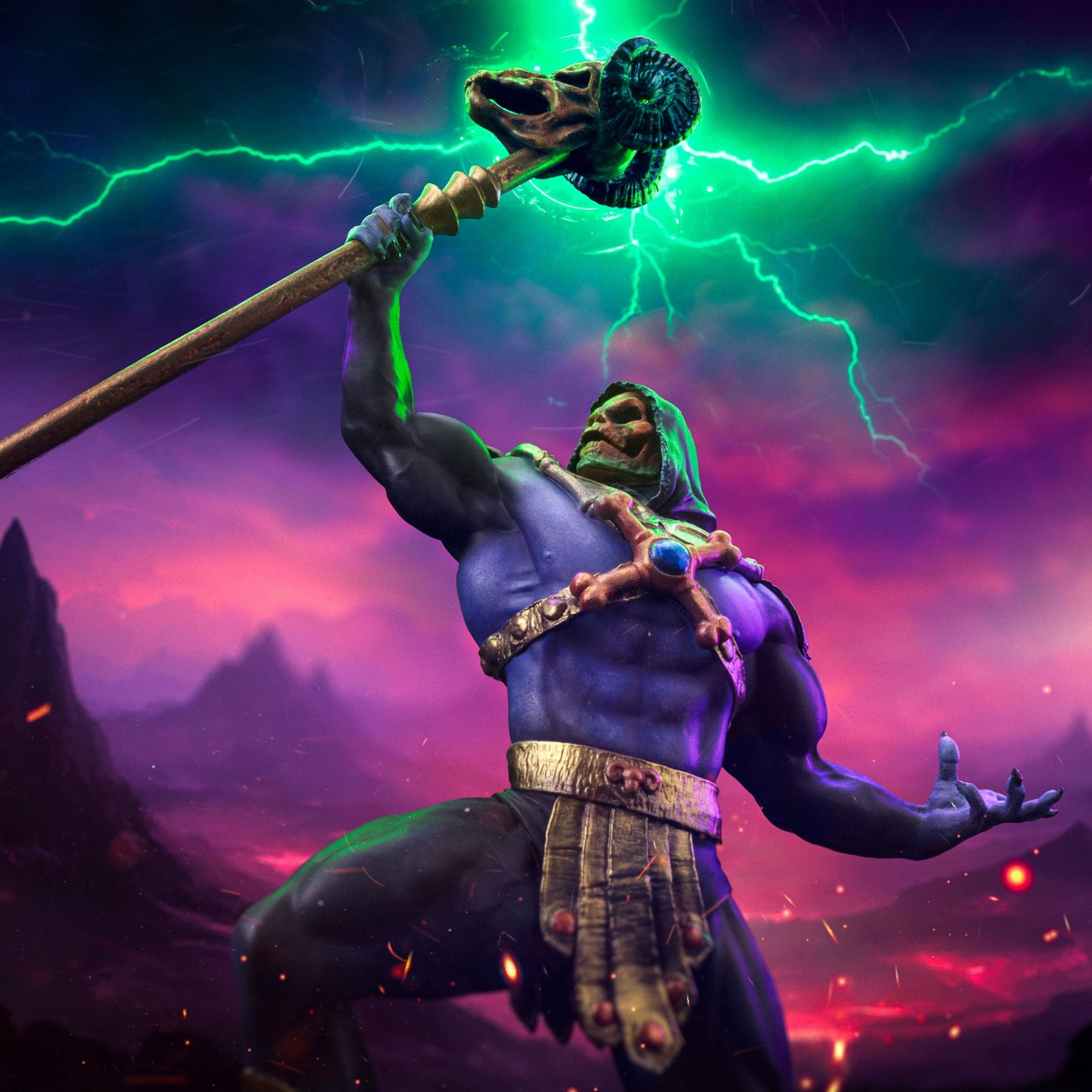 Masters of the Universe Figurka Art Scale 1/10 Skeletor Disco Ver. 28 cm heo exclusive