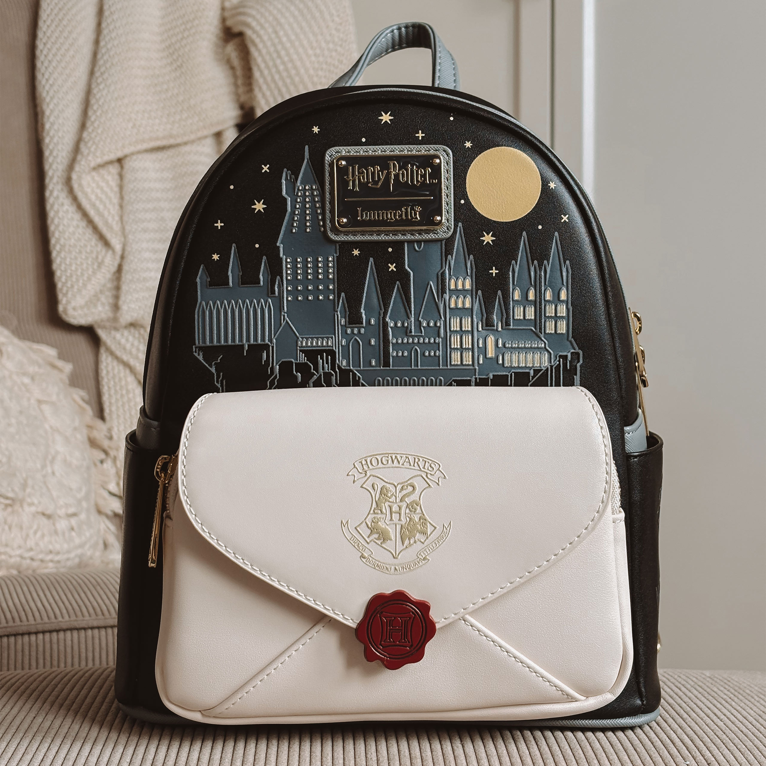 Harry Potter - Sac à dos mini lumineux Lettre de Poudlard