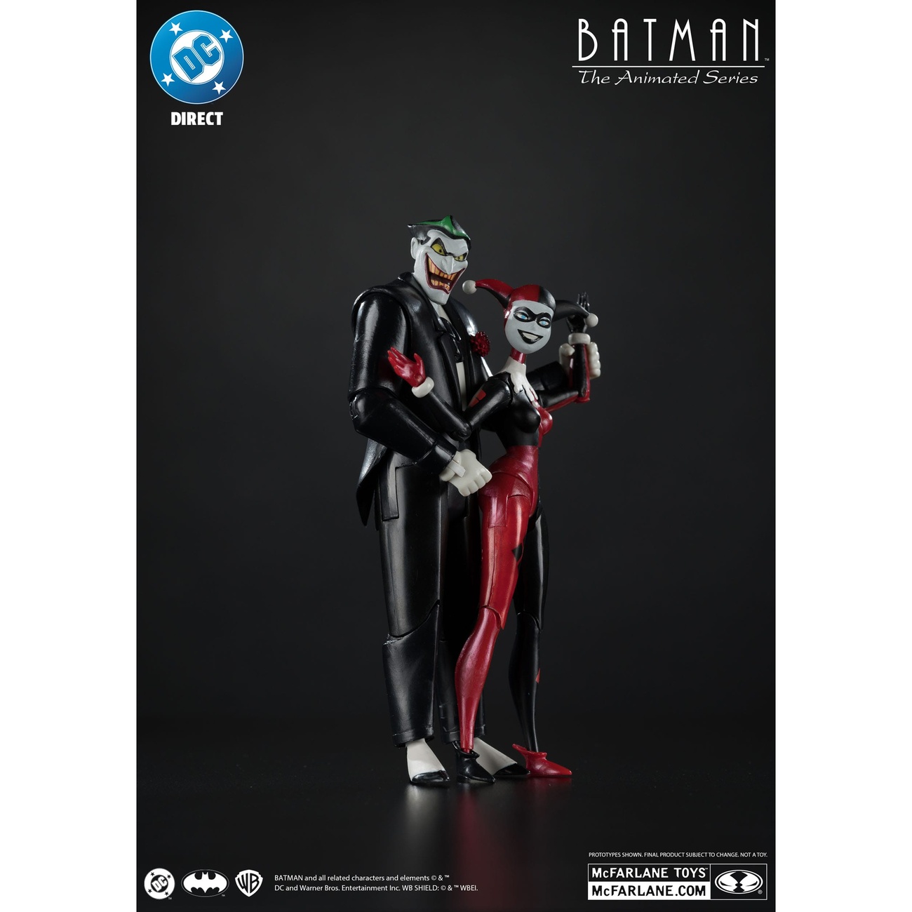 Batman: The Animated Series Figuras de acción DC Direct Harley Quinn & The Joker (Mad Love) (Gold Label) 18 cm