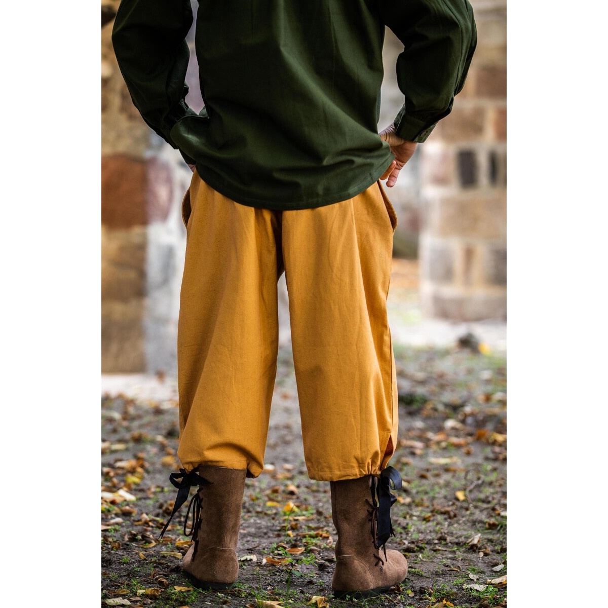 Pantaloni medievali al ginocchio Vincent marrone