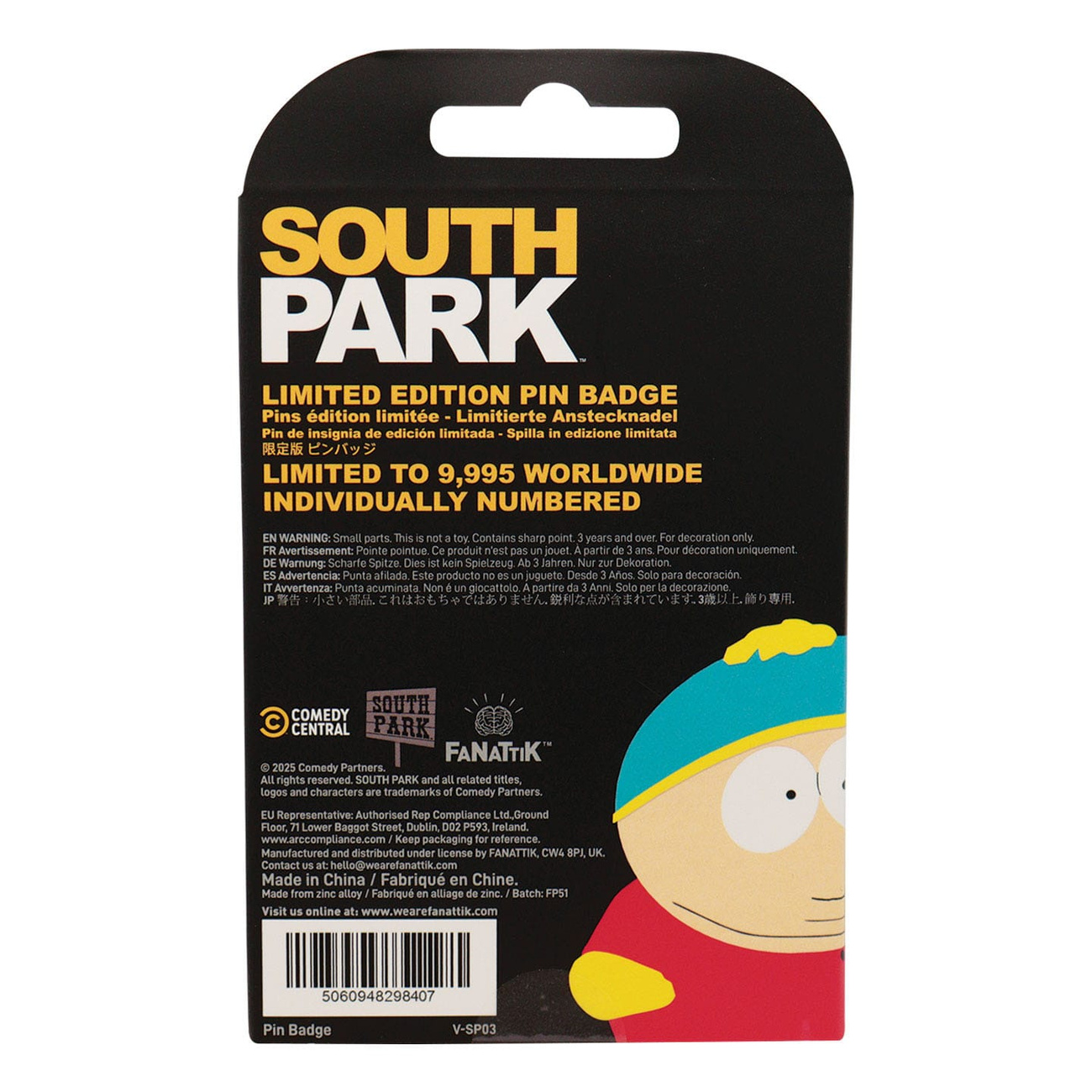 South Park Pin Cartman Police Limited Edition