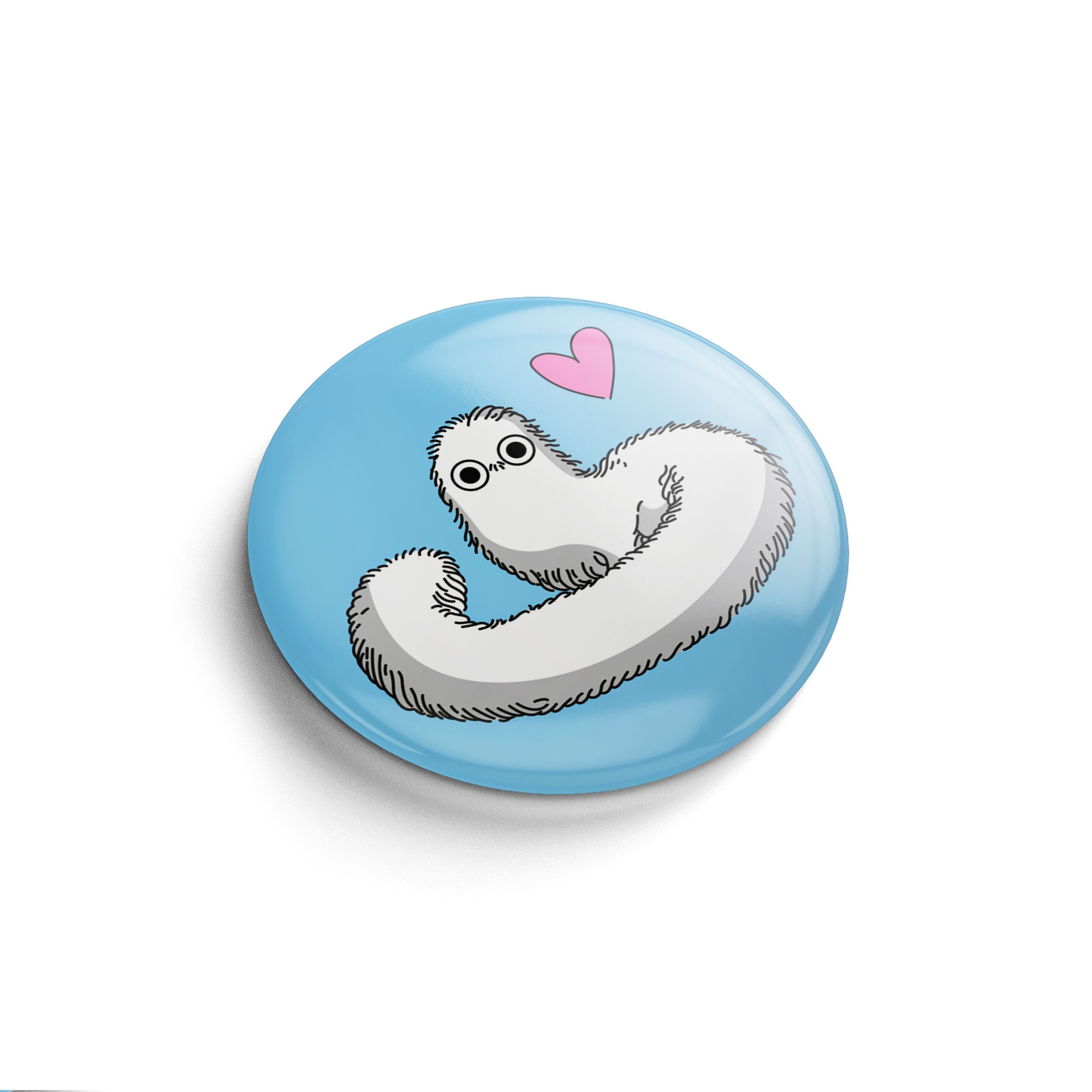 Brushworm Button for Atelier of Witch Hat Fans