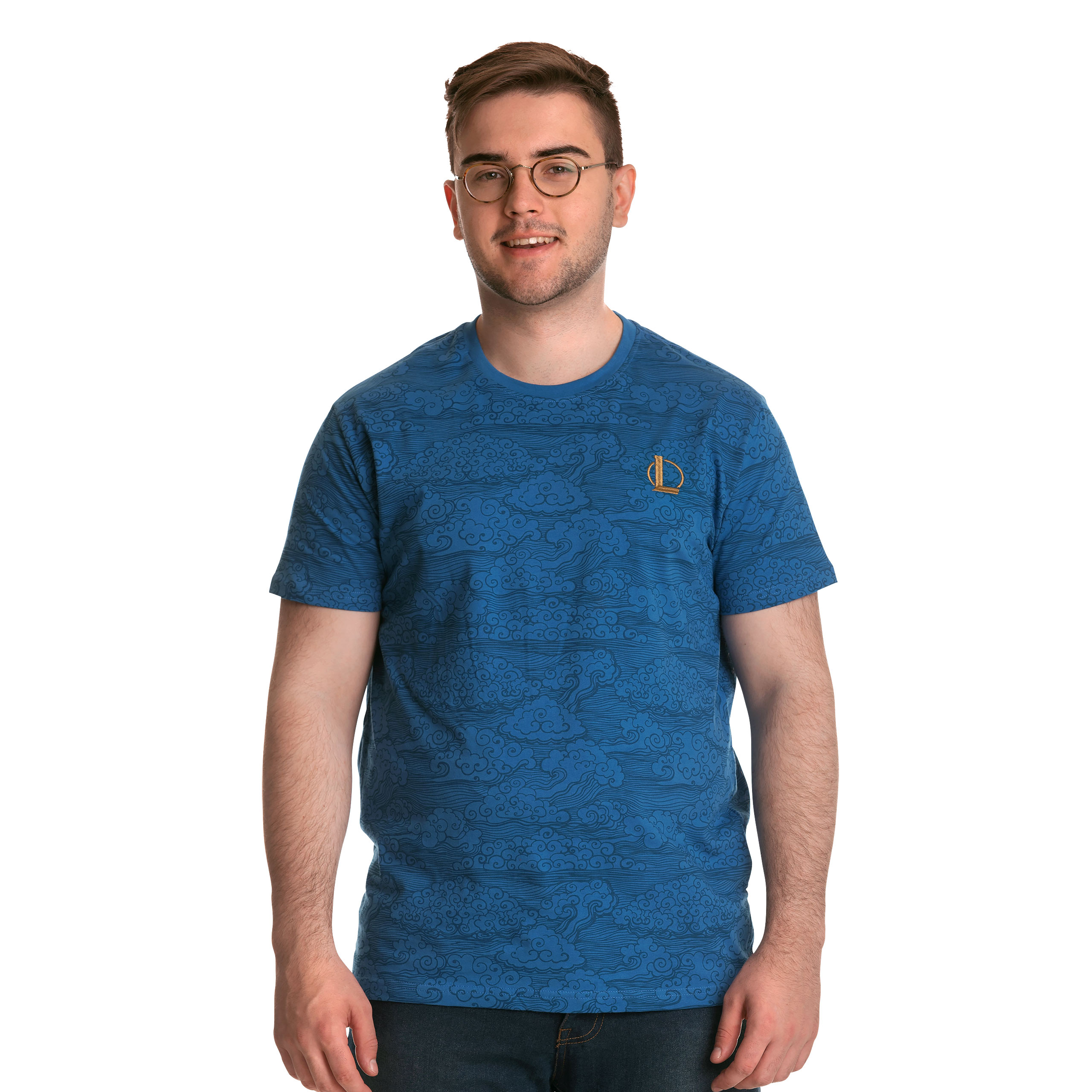 League of Legends - T-shirt Logo Bleu