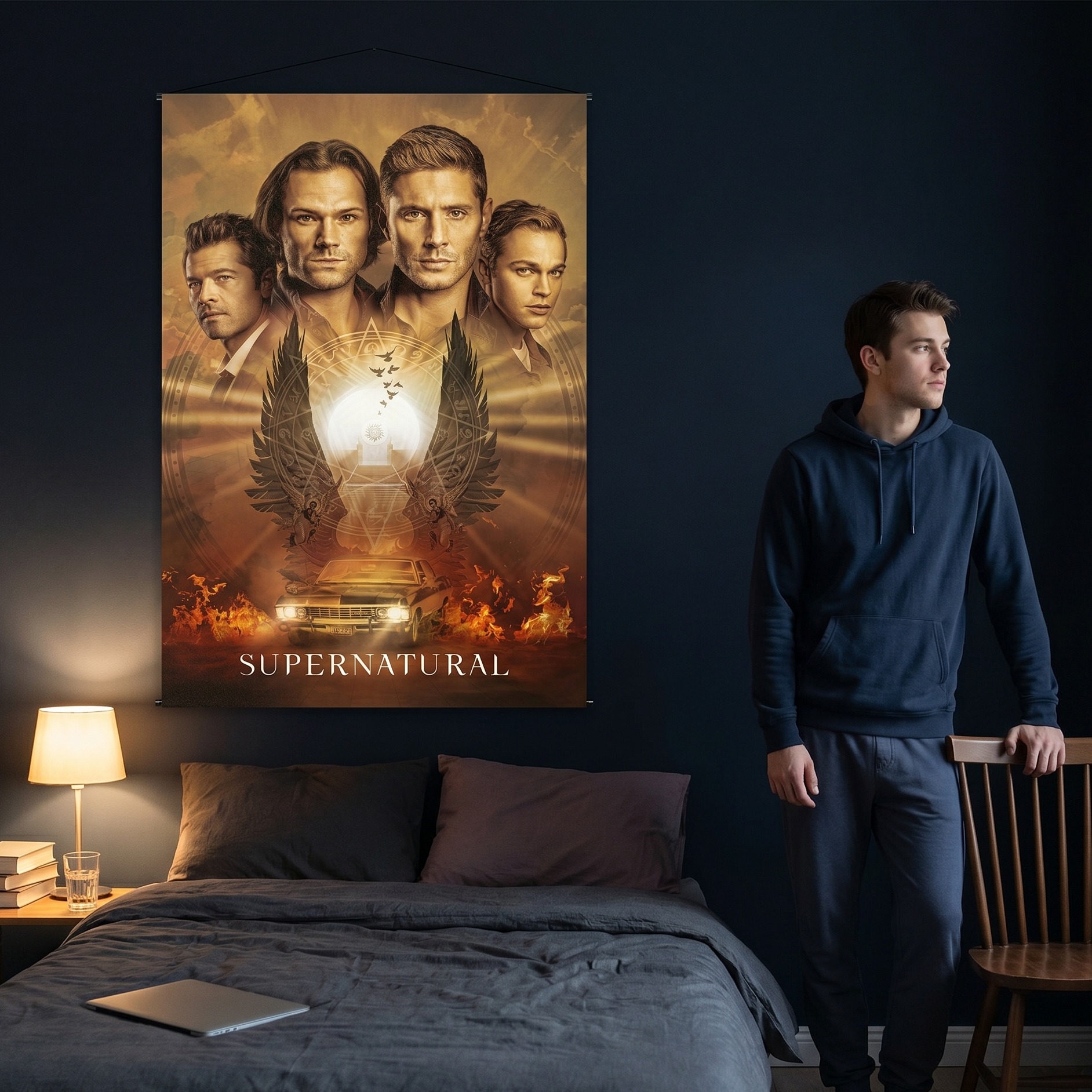 Supernatural - Wall Scroll del Cast