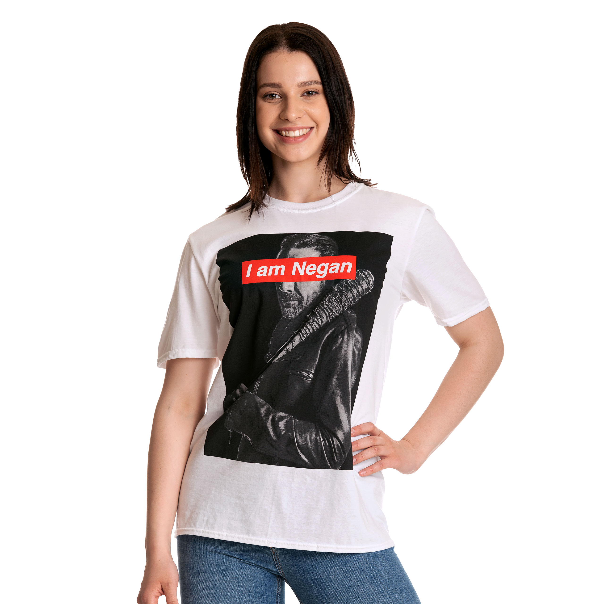 Walking Dead - I am Negan T-Shirt weiß