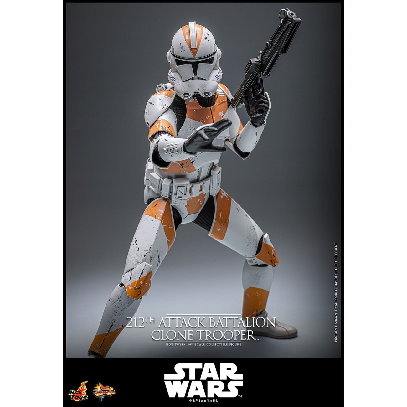 Star Wars: The Clone Wars – Action figure Clone Trooper del 212th Attack Battalion 1:6