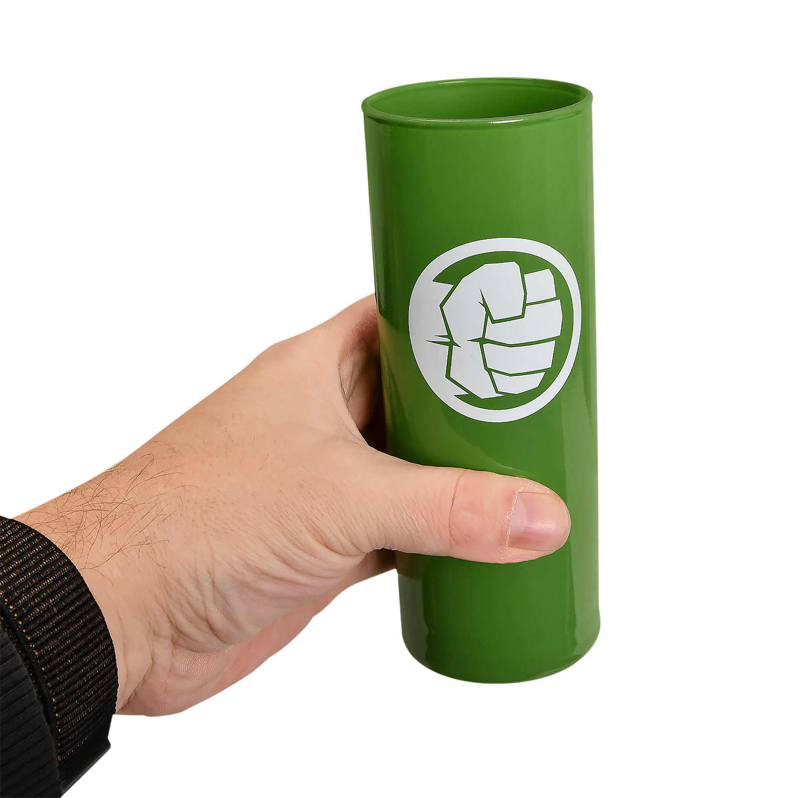 Hulk - Fist Logo Glass green