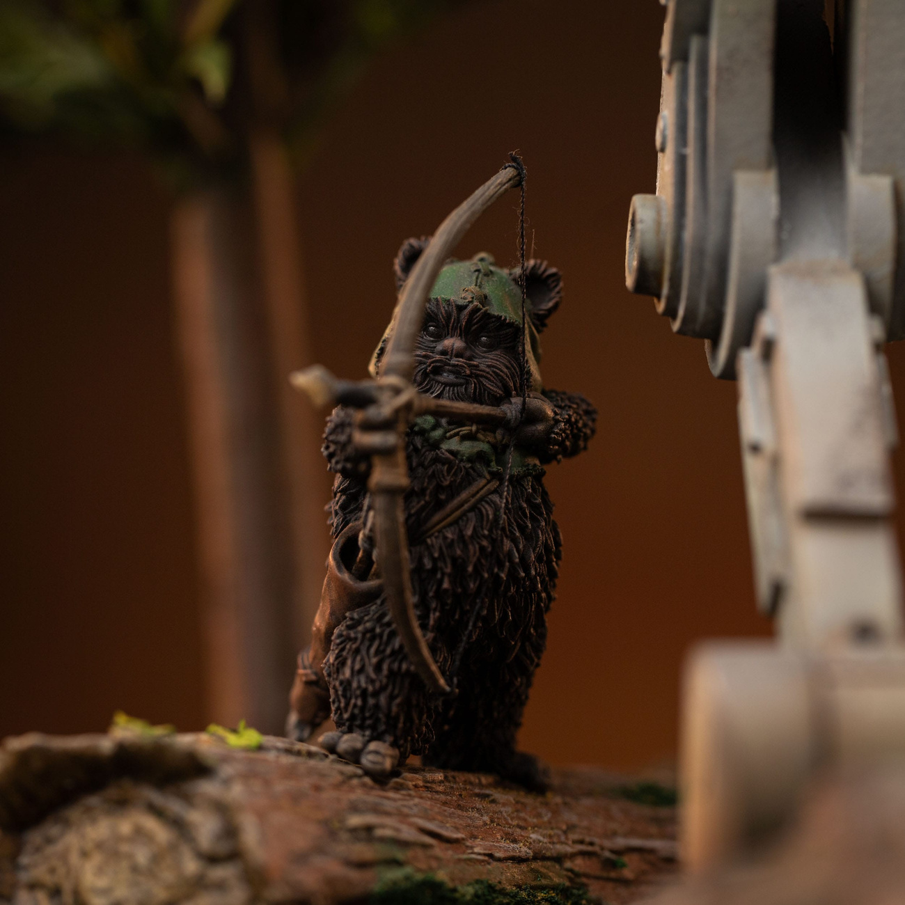 Star Wars Demi Art Scale Statue 1/20 AT-ST and Chewbacca 53