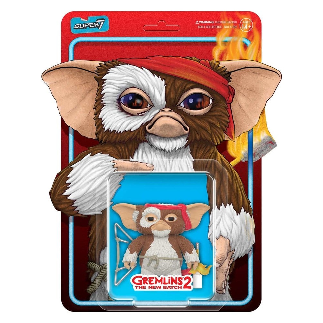 Gremlins ReAction actiefiguur Gizmo (Battle Ready Character Card) 23 cm