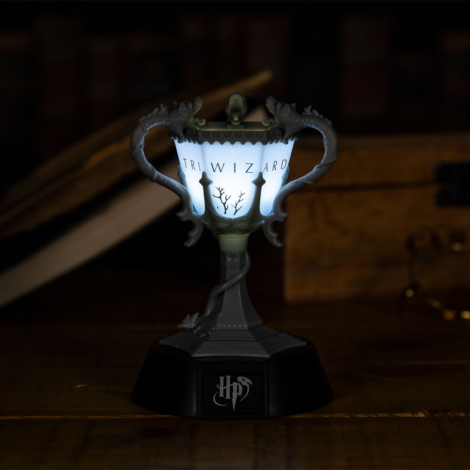 Harry Potter - Driekamp Beker Icons 3D Tafellamp