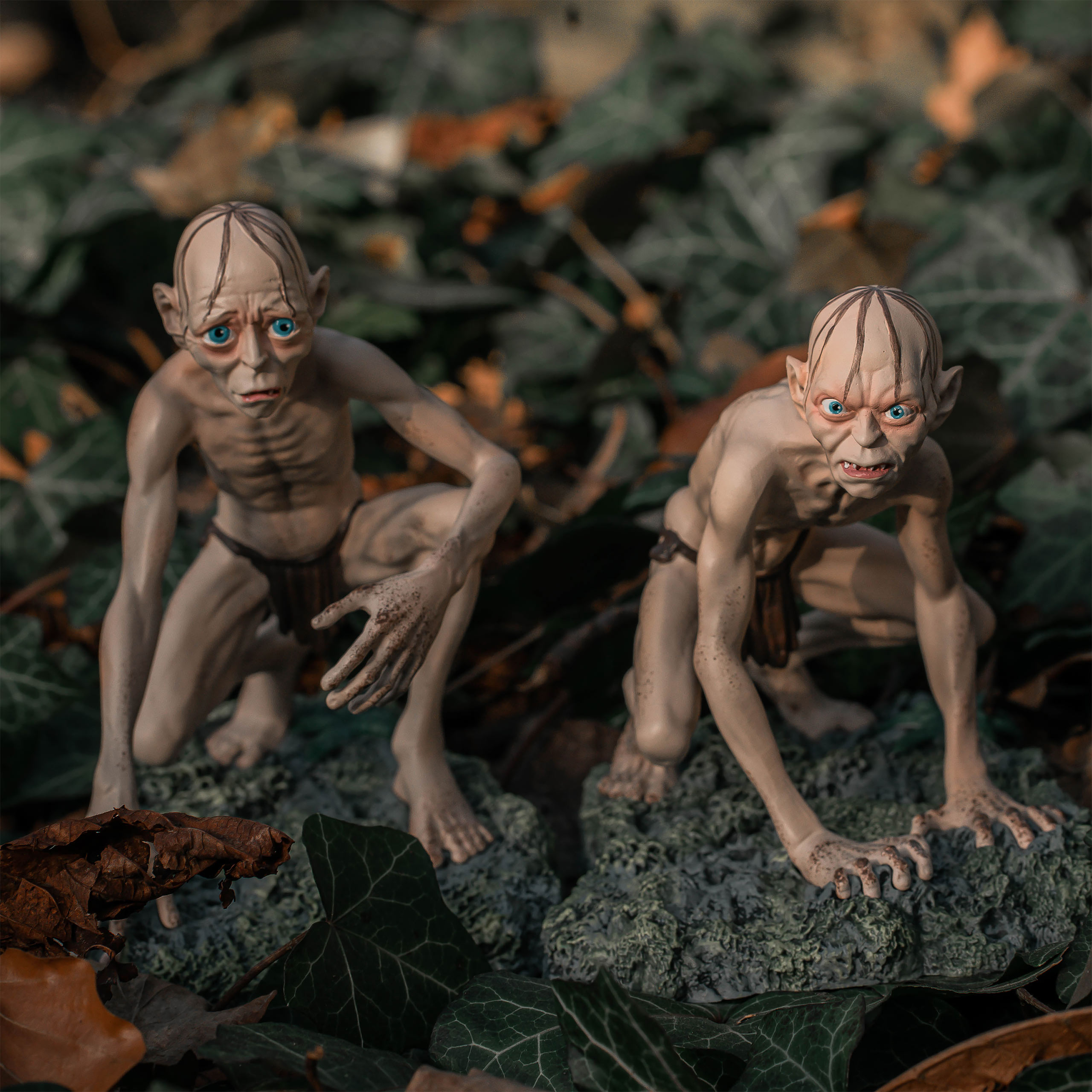 Il Signore degli Anelli - Set di figure Gollum e Sméagol