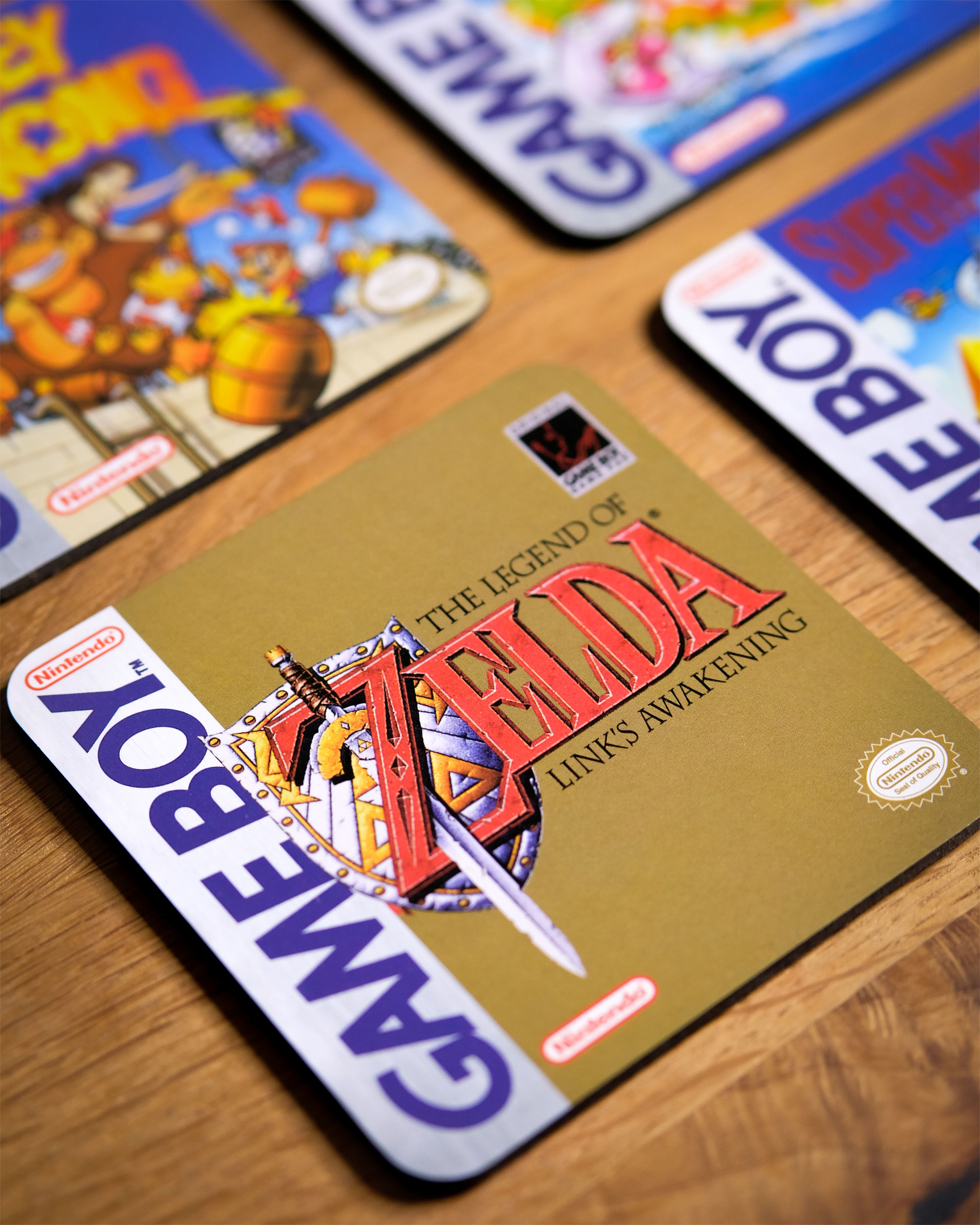 Nintendo - Game Boy Classic Games Untersetzer 4er Set