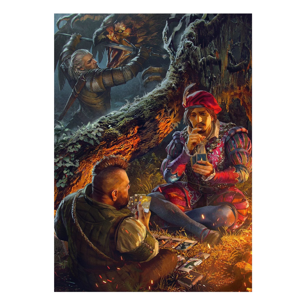 The Witcher Puzzle Pack de 10 10th Anniversary Puzzle Collection (500 piezas)