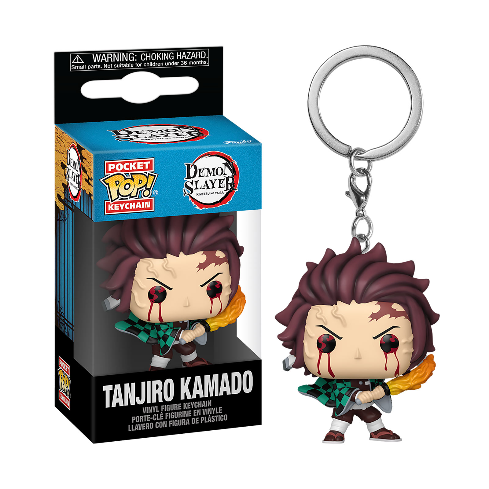 Demon Slayer - Tanjiro (Sun Breathing) Funko Pop Sleutelhanger