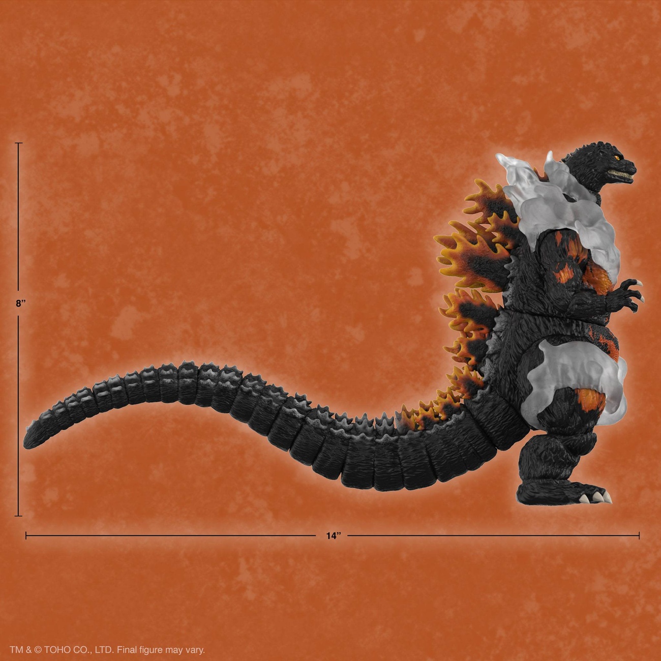 Toho Ultimates actionfigur Burning Godzilla 1995 20 cm