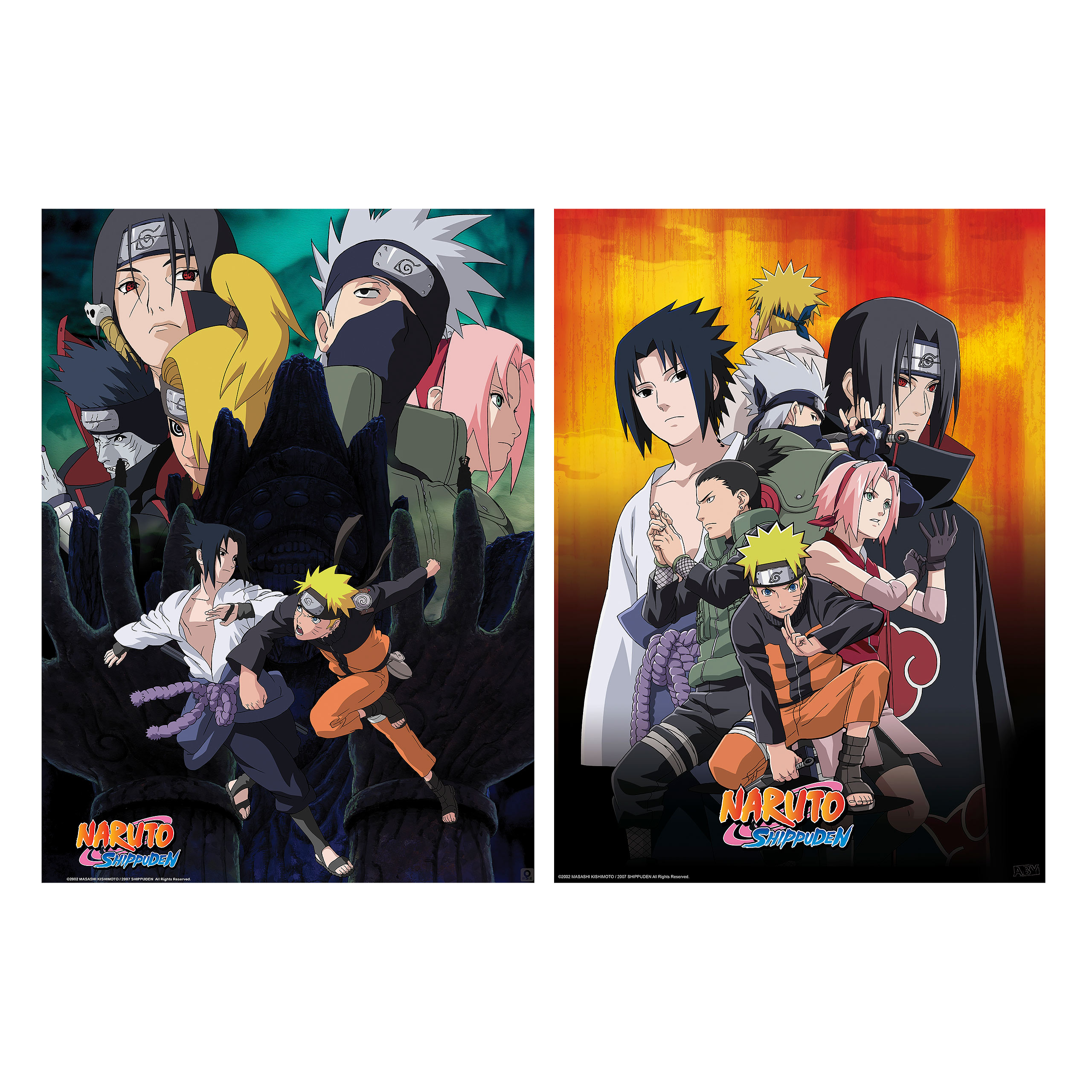 Naruto Shippuden - Ninjas Poster 2-delige Set