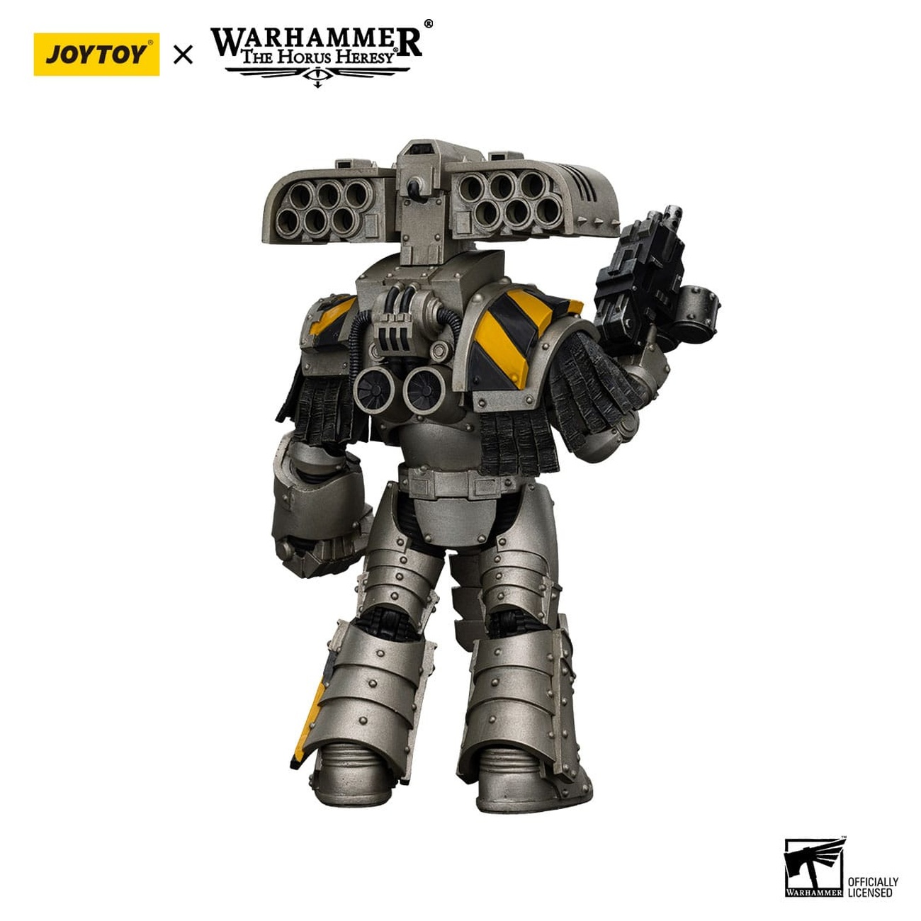 Warhammer The Horus Heresy actiefiguur 1/18 Iron Warriors Tyrant Siege Master Terminator met raketwerper 14 cm