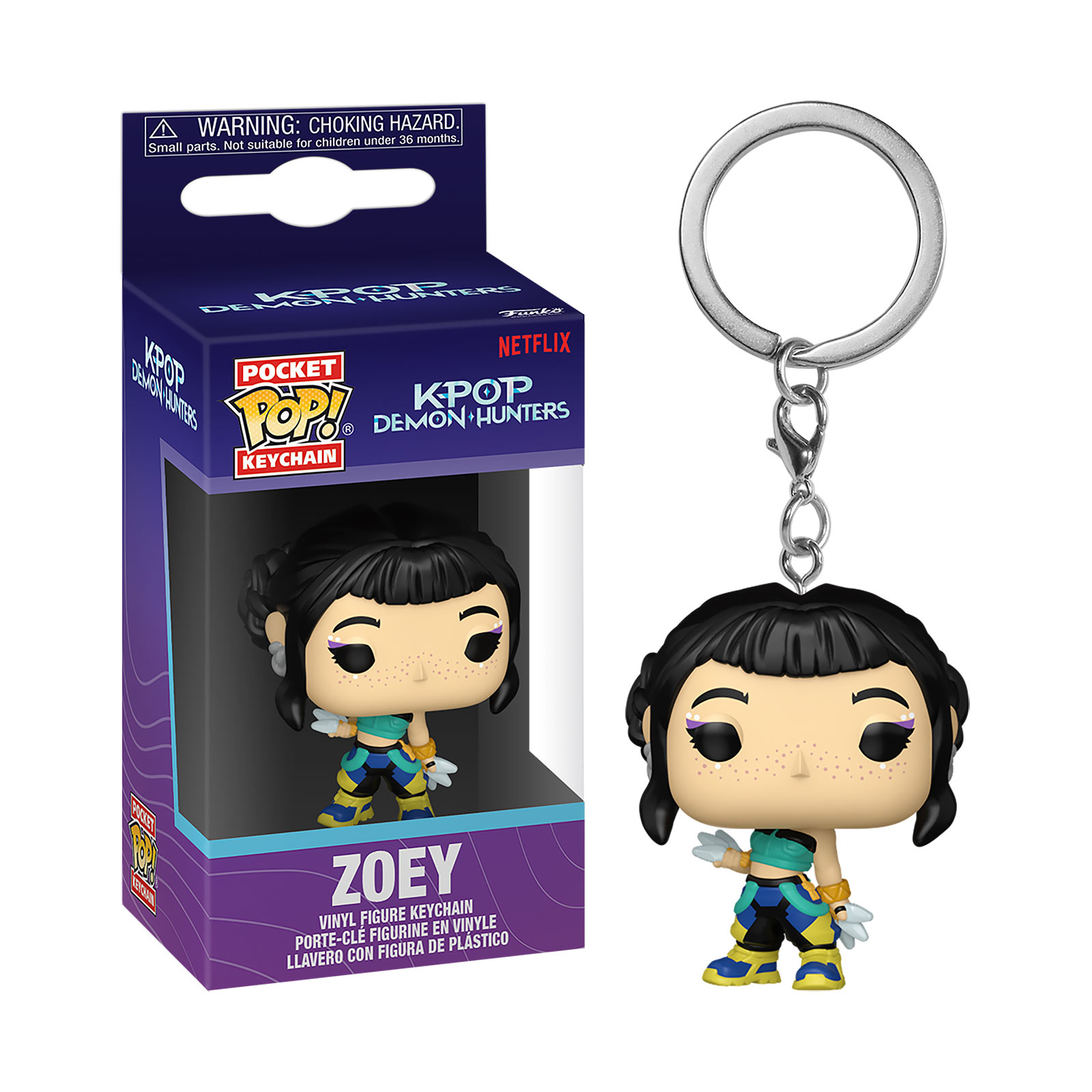 KPop Demon Hunters - Portachiavi Zoey Funko Pop