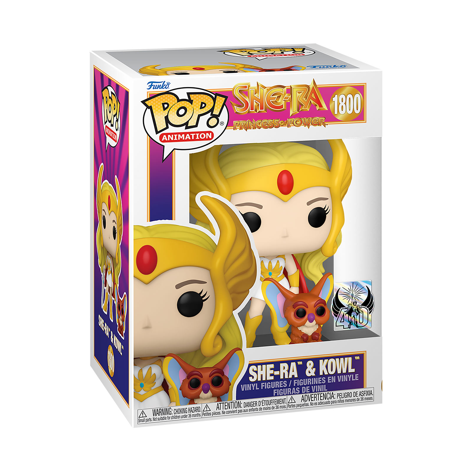 Les Maîtres de l'Univers - She-Ra avec Kowl Figurine Funko Pop