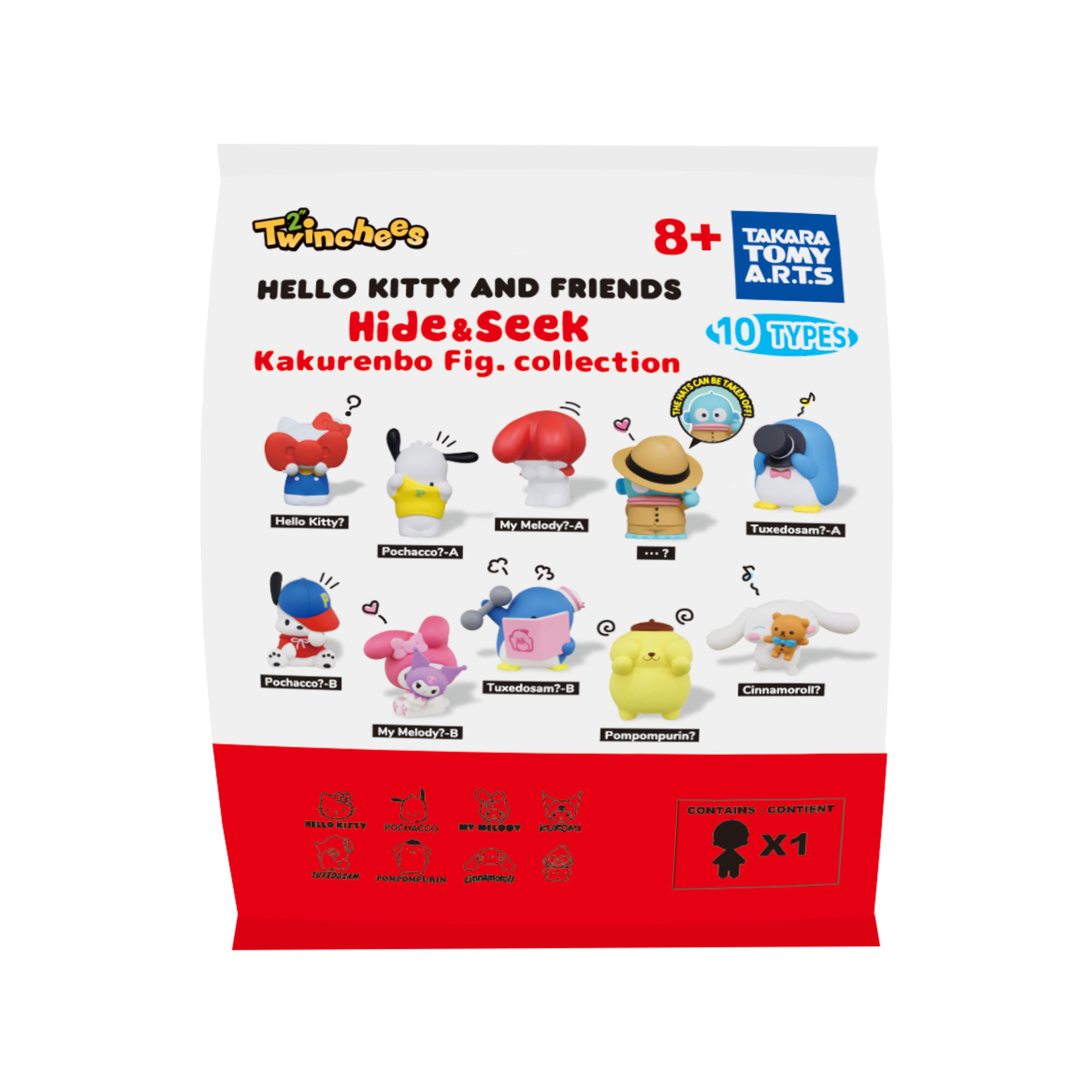 Sanrio - Hello Kitty & Friends Hide ´n´ Seek Mystery Twinchees Figur