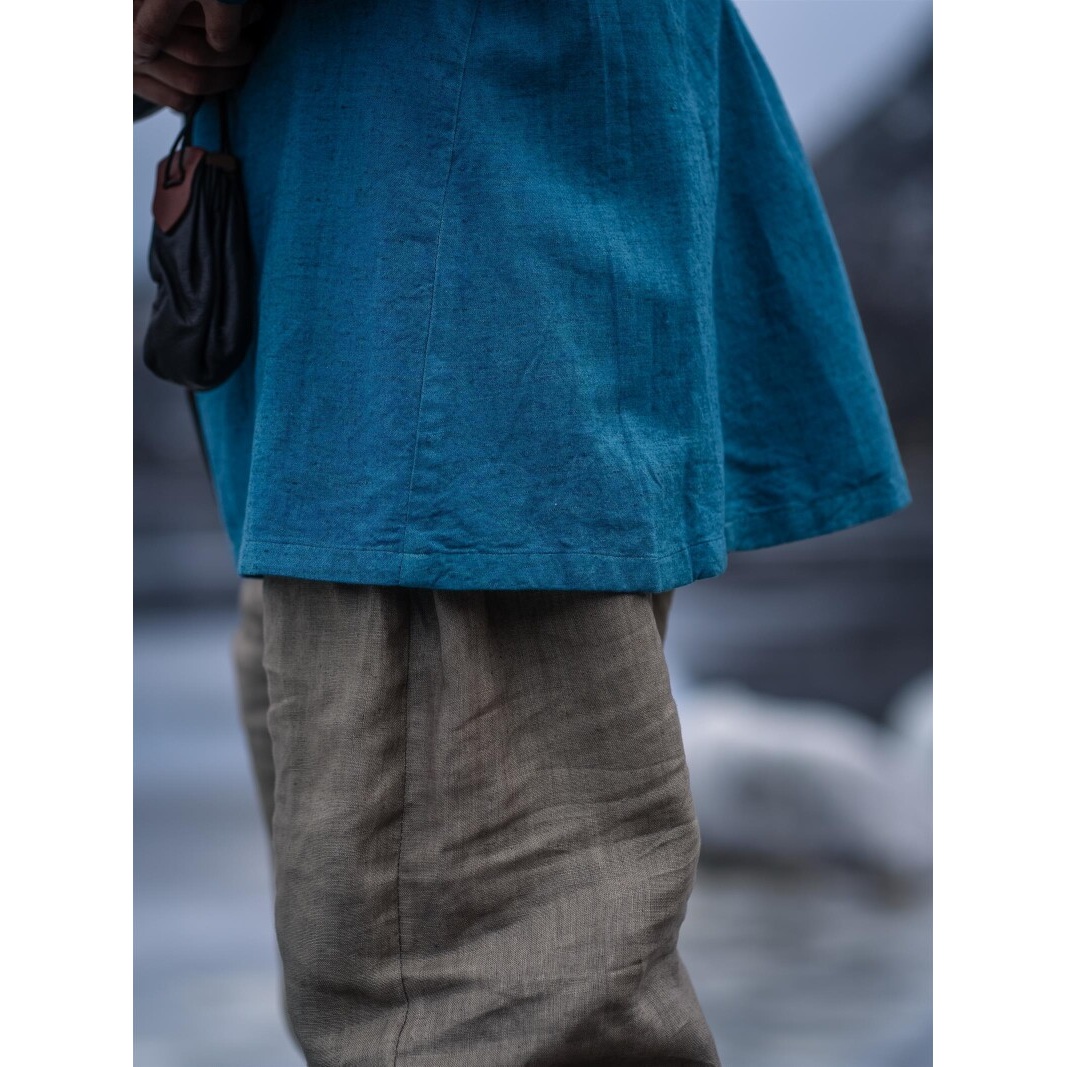 Mittelalter Tunika Ragnar blau
