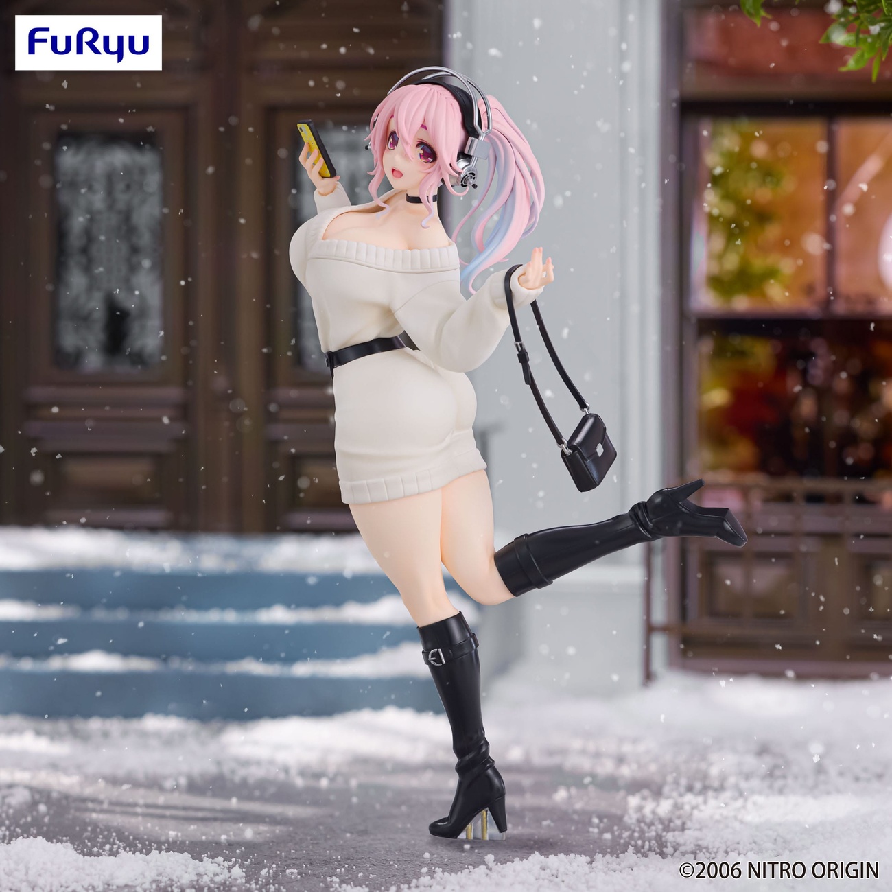 Super Sonico Trio-Try-iT Statue PVC Winter Memory Ver. 21 cm