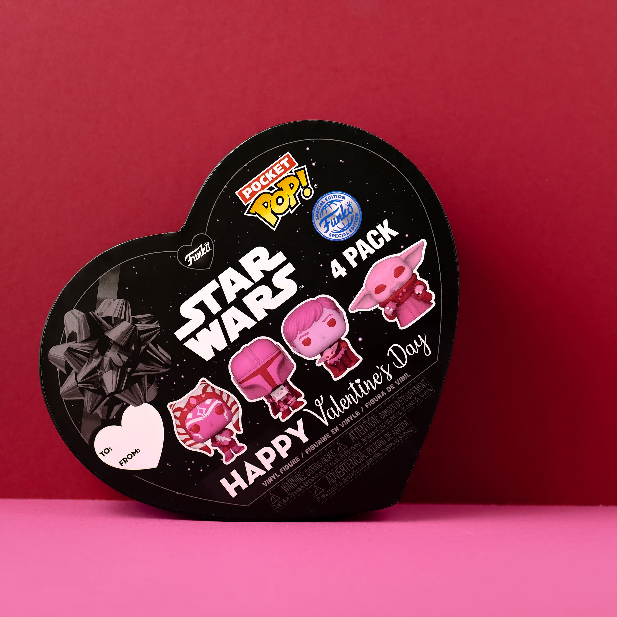 Star Wars - Funko Pocket Pop 4er Figuren Set Valentinstags-Edition