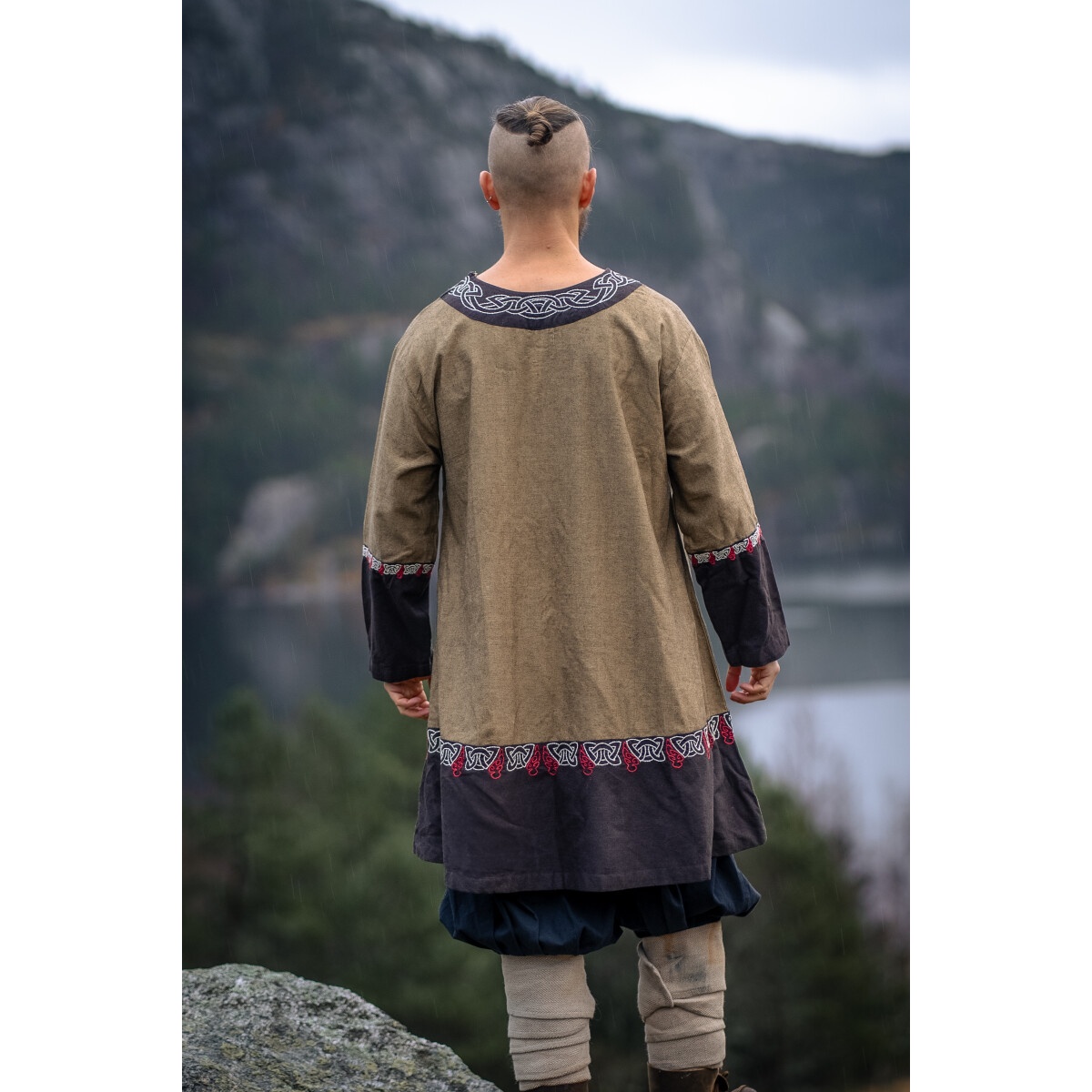 Tunique viking médiévale Freydis sable