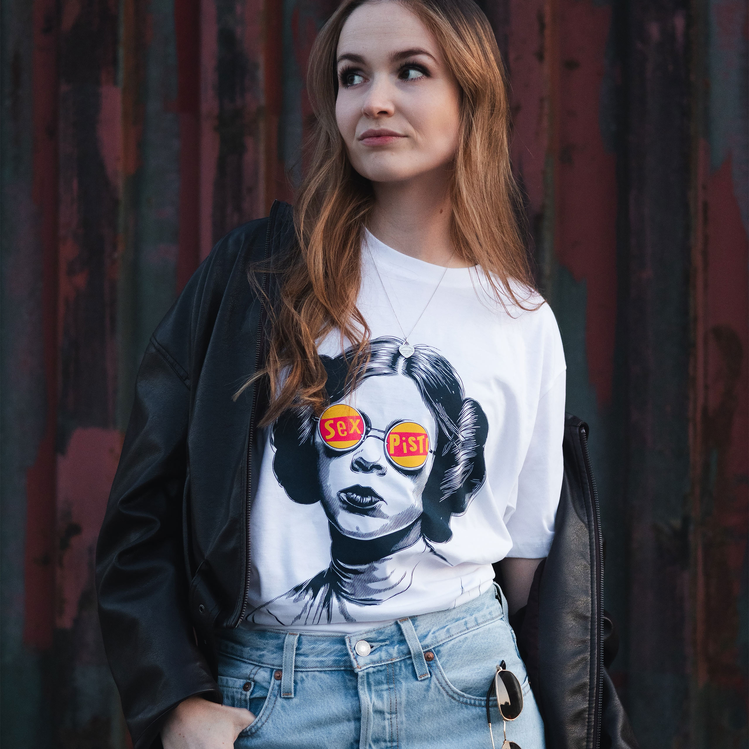 Camiseta Sex Bomb para fans de Star Wars blanca