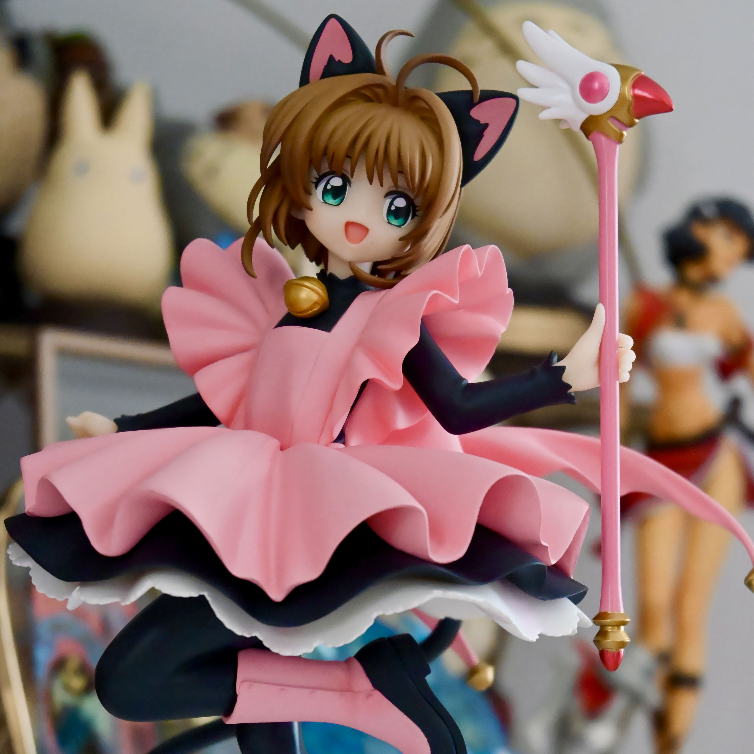 Card Captor Sakura - Kinomoto Sakura Figure Black Cat Costume Version L Size