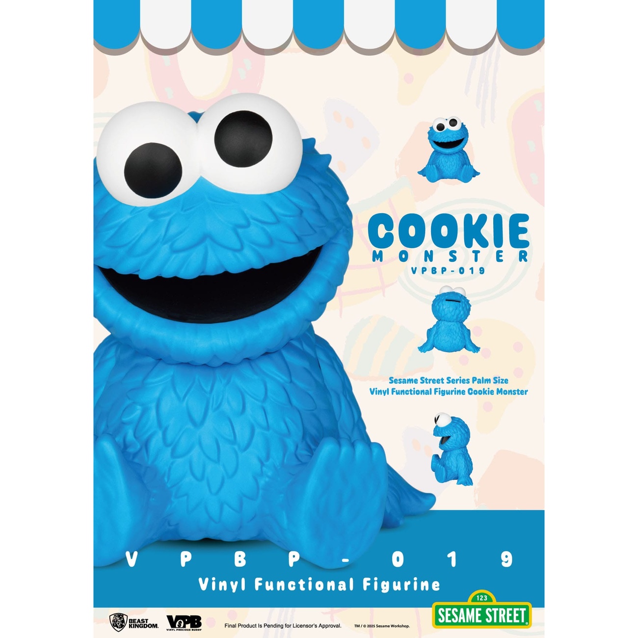Sesamstraße Piggy Vinyl Spardose Cookie Monster 12 cm