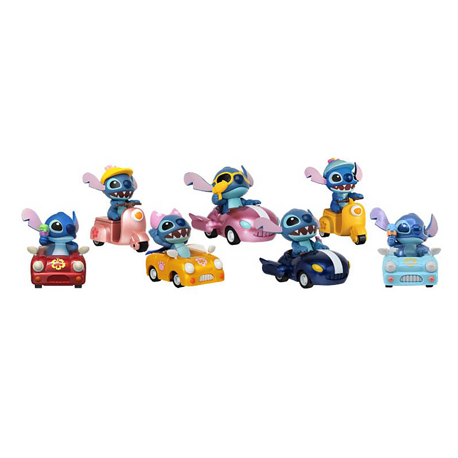 Stitch Mystery Zoom Hero Terugtrek Voertuig - Lilo & Stitch