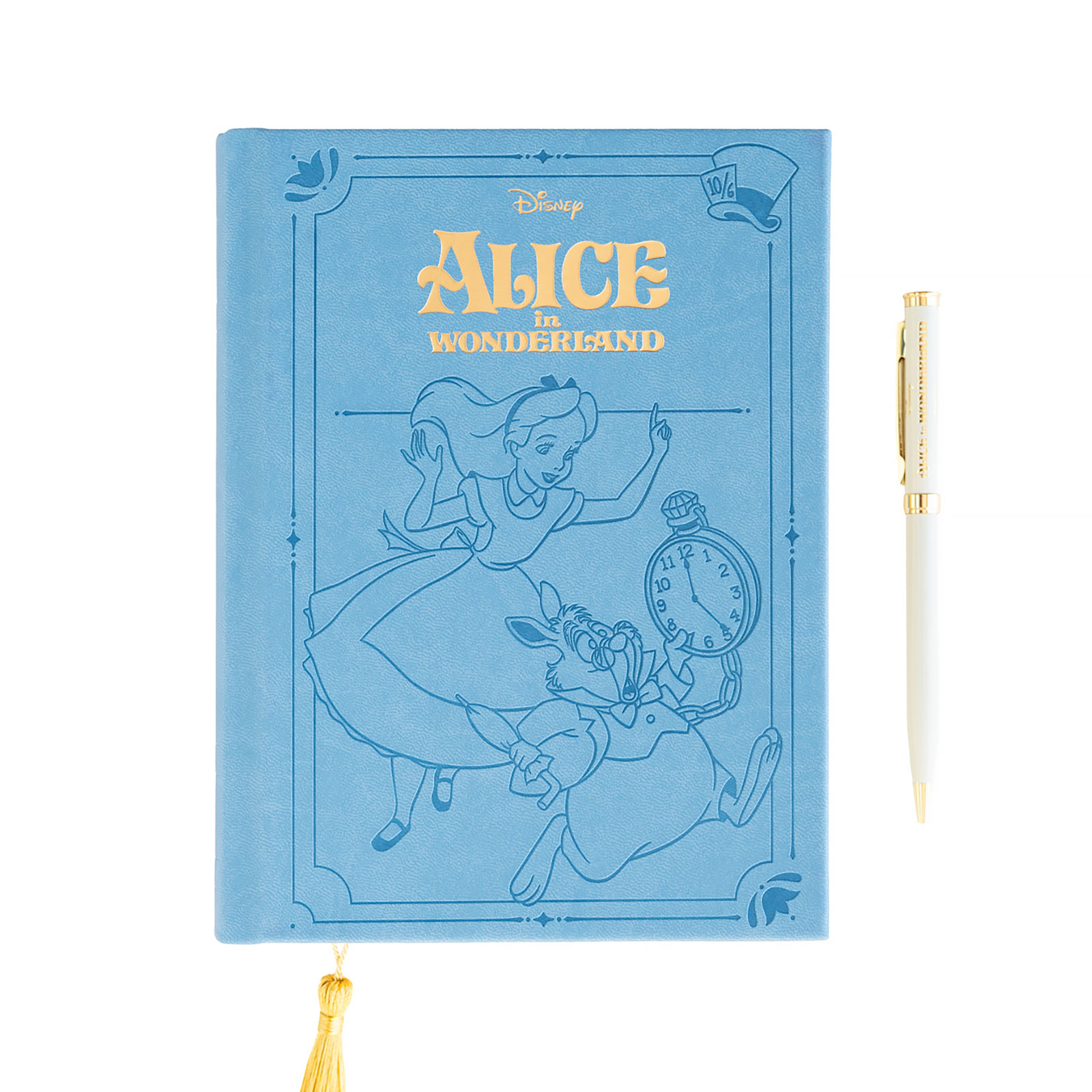 Alice in Wonderland - Tea Time Premium Notebook with Ballpoint Pen