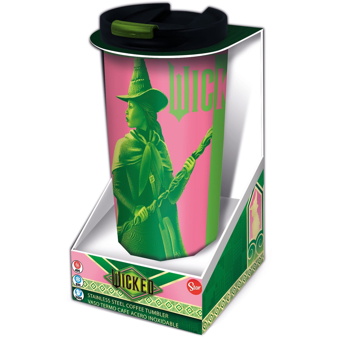 Wicked Stainless Steel Travel Mug Elphaba & Glinda