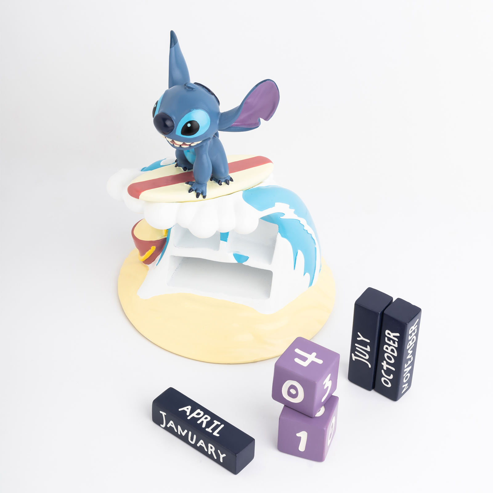Stitch Surfer 3D Annual Calendar - Lilo & Stitch