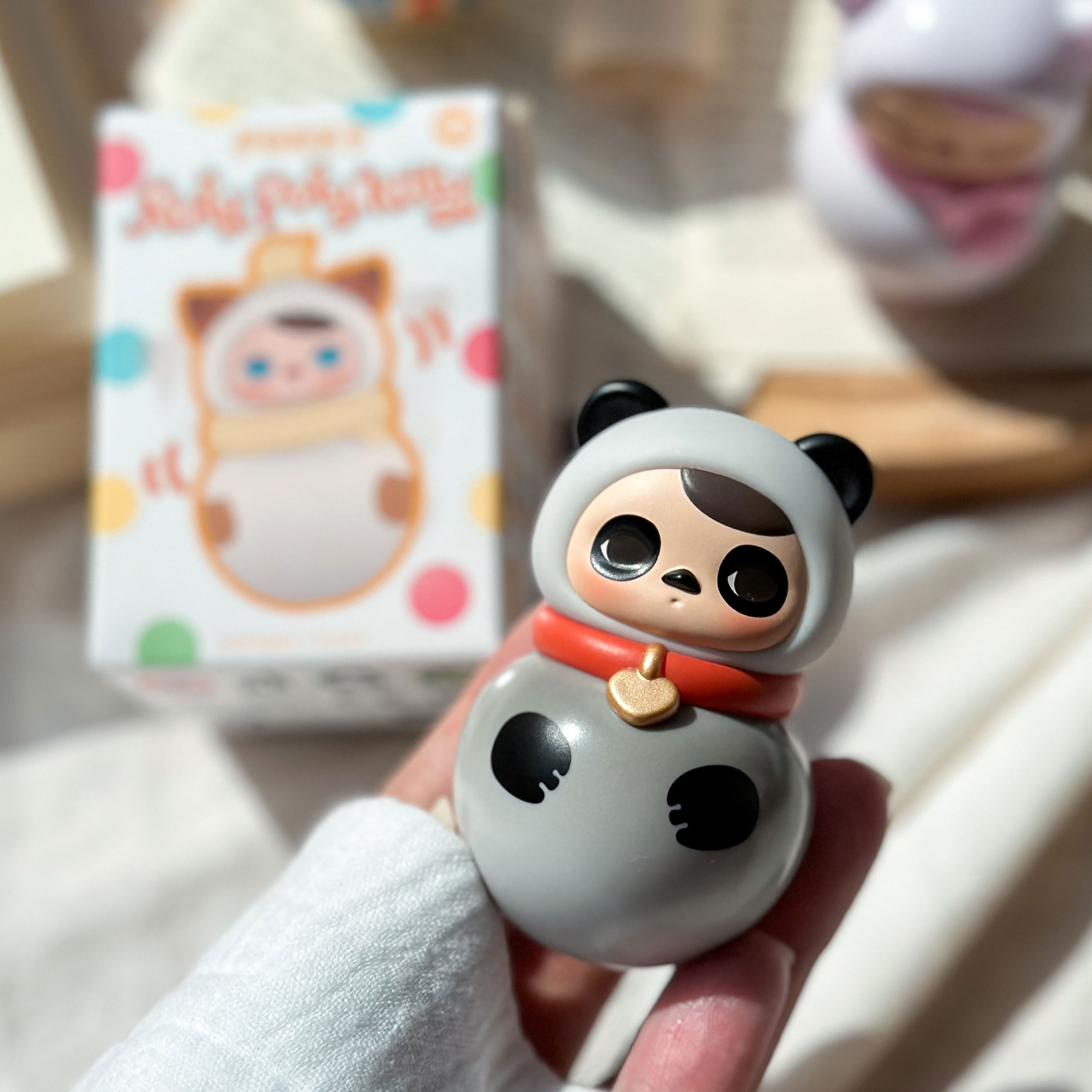 Pucky - Serie Roly-Poly Kitty POP MART Figura Misteriosa