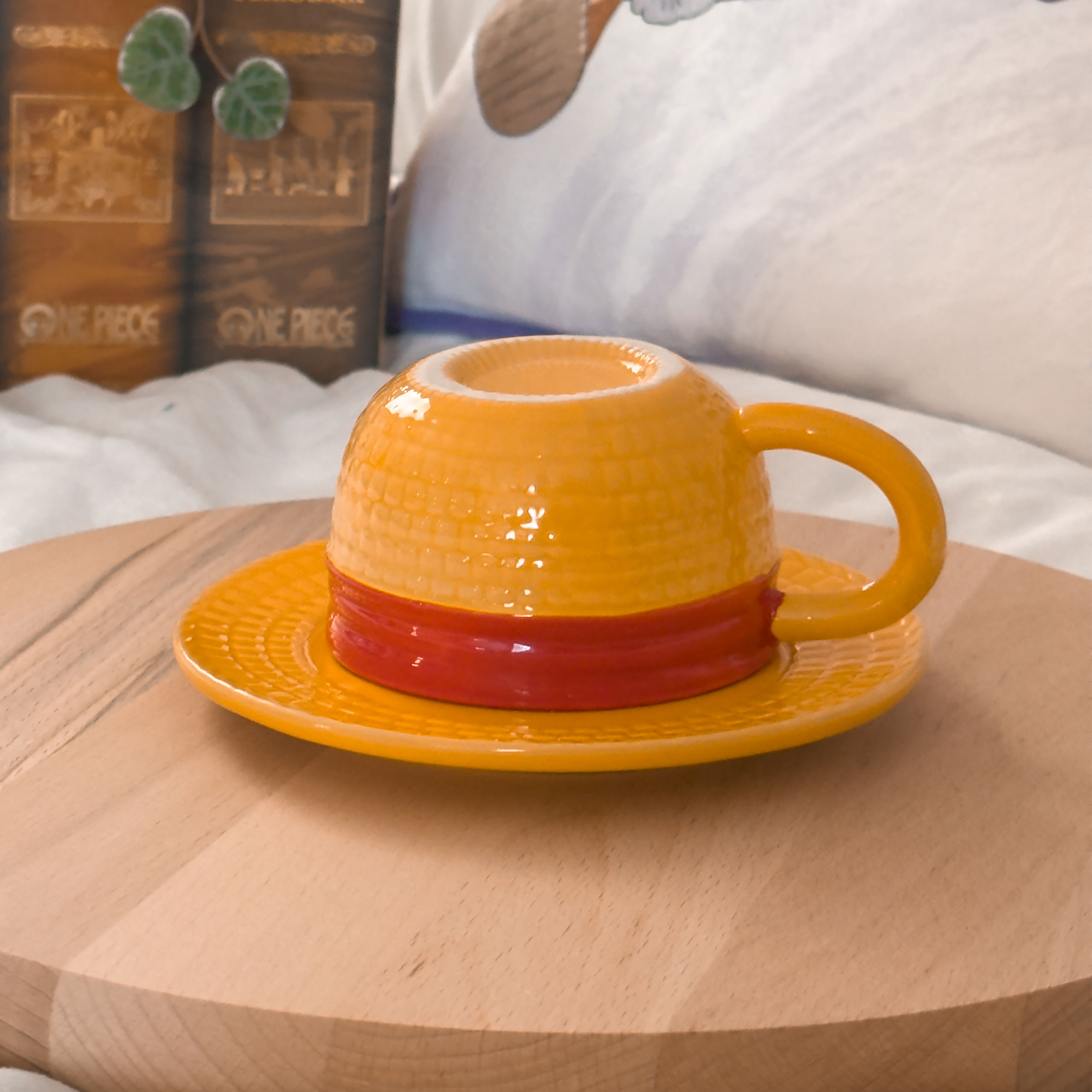 Tasse Chapeau de Paille Luffy avec Soucoupe - One Piece