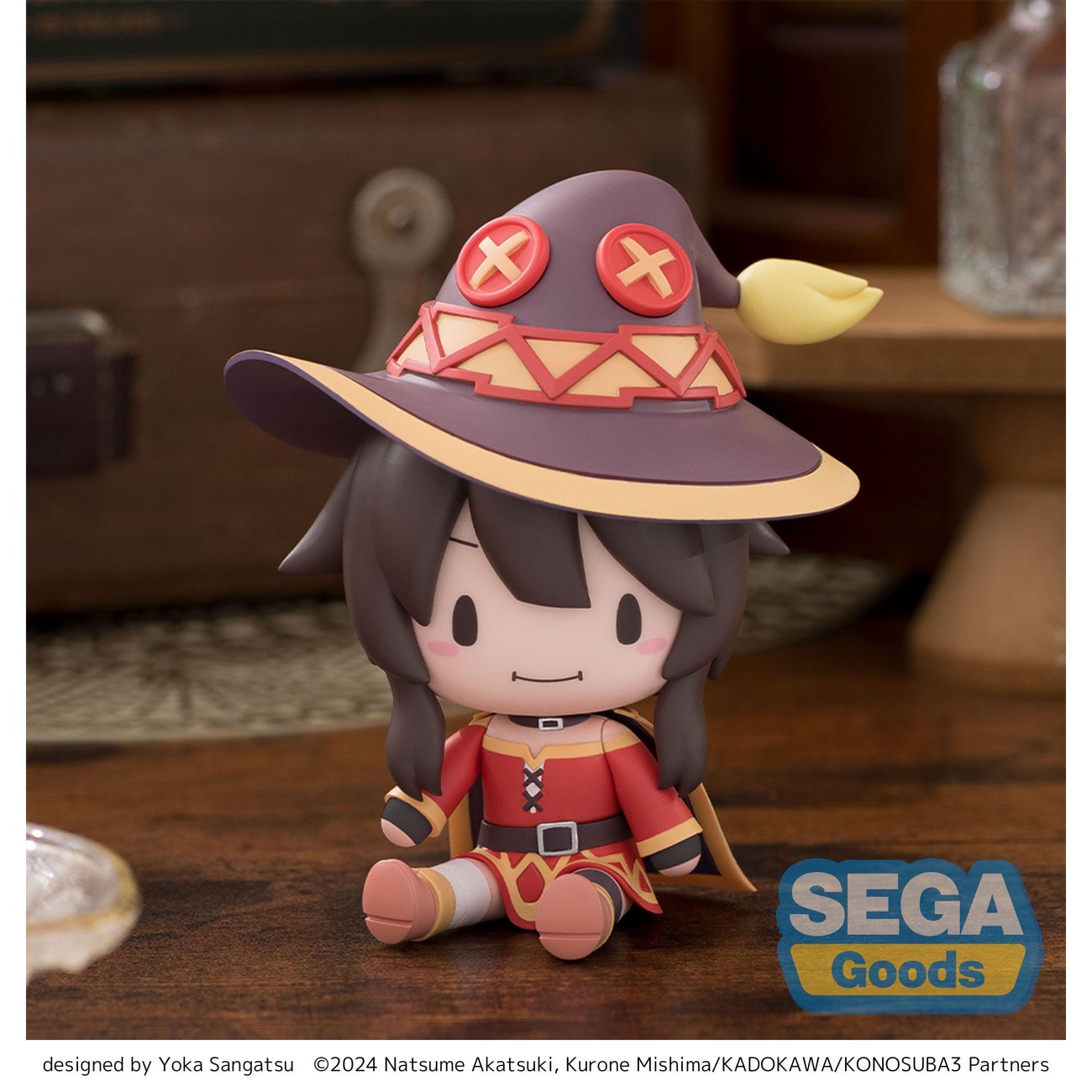 Konosuba: God's Blessing on This Wonderful World! 3 Fuwa Petit Chibi Figure Megumin 10 cm